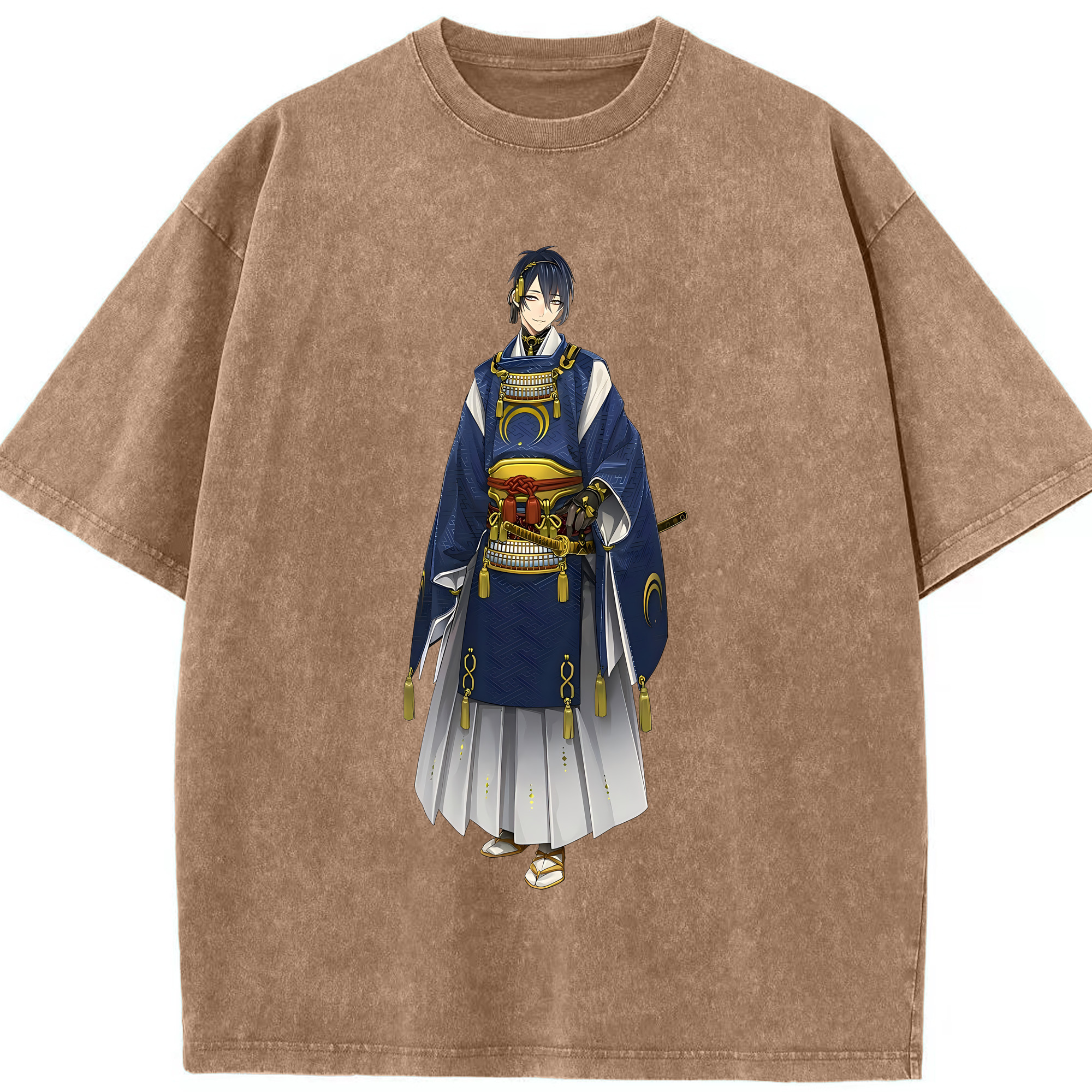 （画像用） 刀剣乱舞 Touken Ranbu 綿100% ヴィンテージ風 半袖Tシャツ（フロントプリント）
