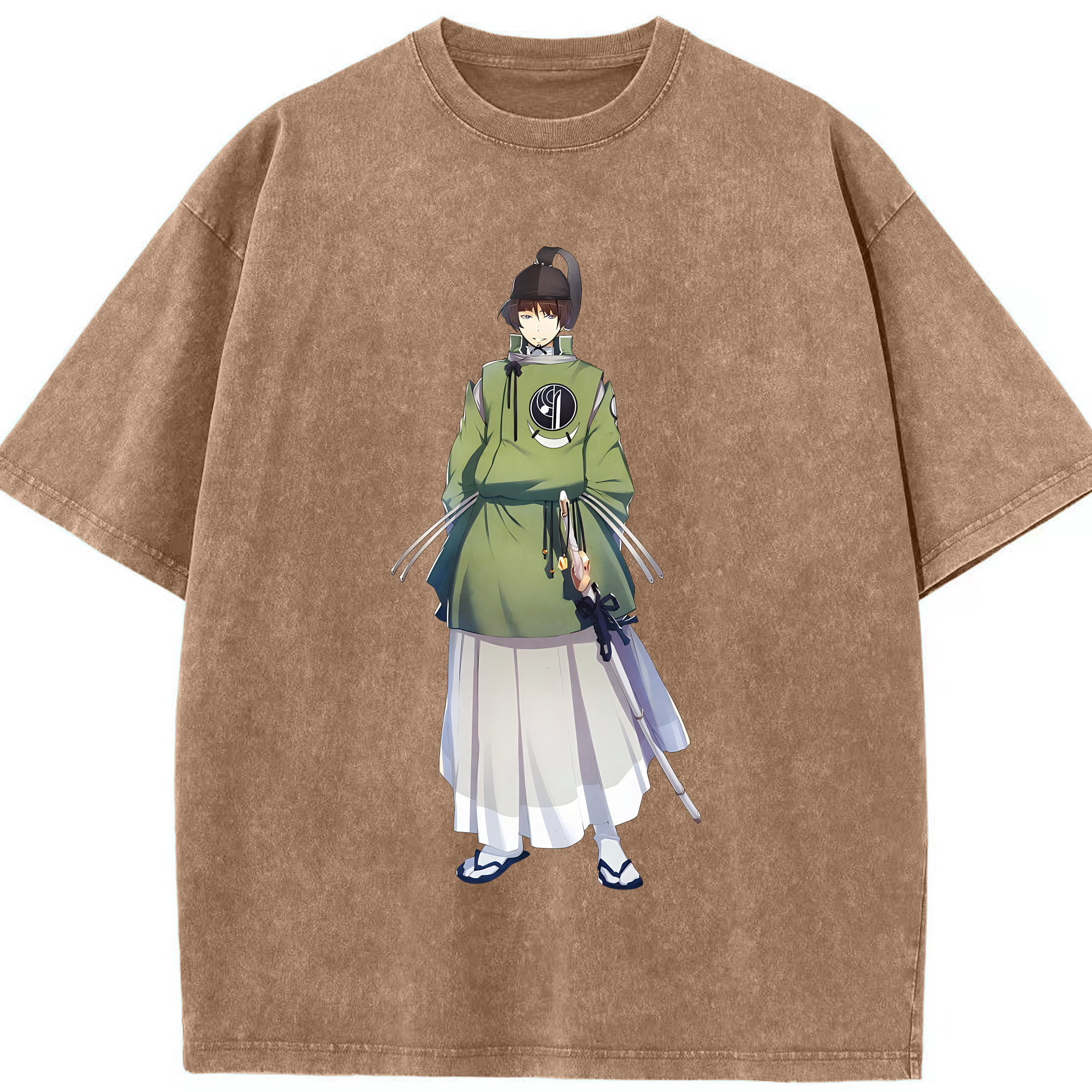 （画像用） 刀剣乱舞 Touken Ranbu 綿100% ヴィンテージ風 半袖Tシャツ（フロントプリント）