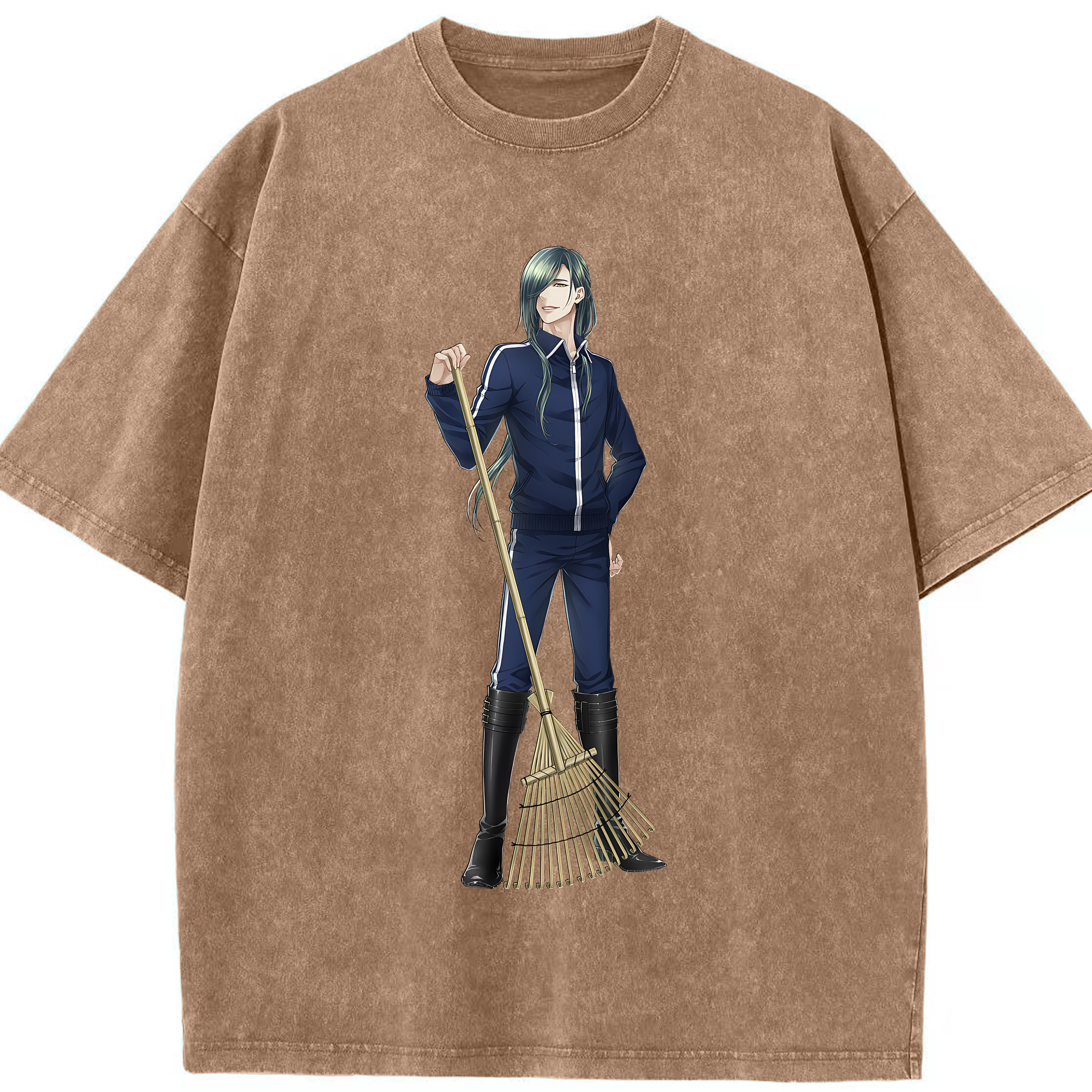 （画像用） 刀剣乱舞 Touken Ranbu 綿100% ヴィンテージ風 半袖Tシャツ（フロントプリント）