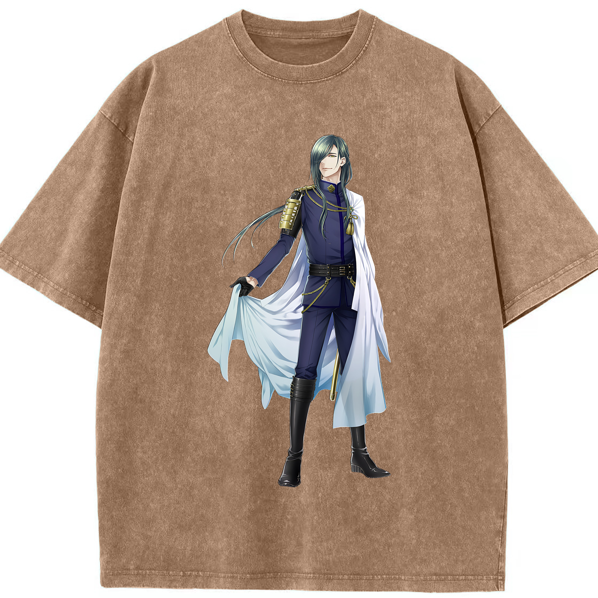 （画像用） 刀剣乱舞 Touken Ranbu 綿100% ヴィンテージ風 半袖Tシャツ（フロントプリント）