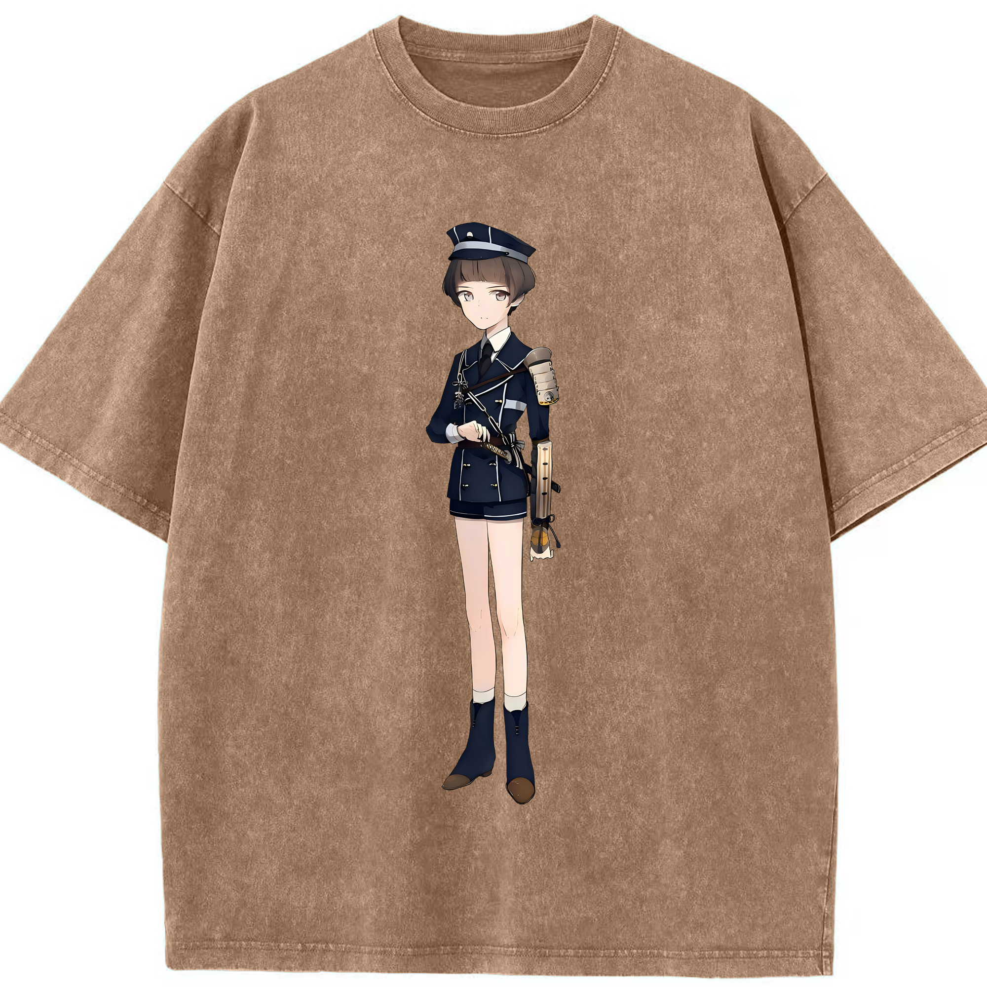（画像用） 刀剣乱舞 Touken Ranbu 綿100% ヴィンテージ風 半袖Tシャツ（フロントプリント）