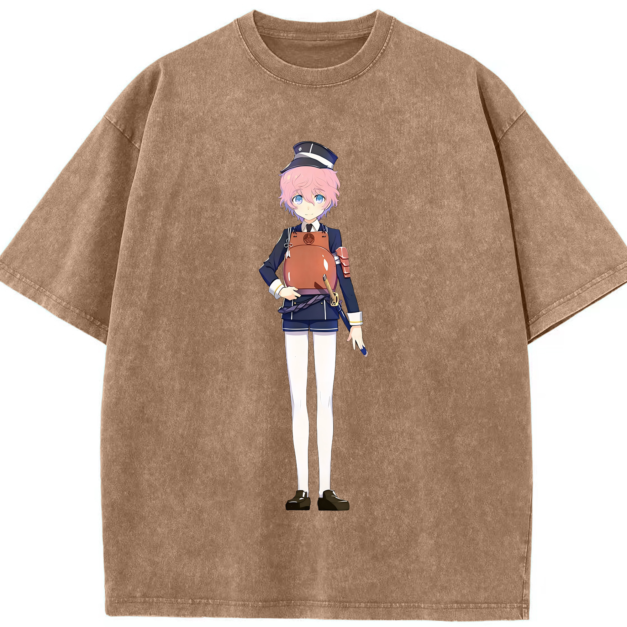 （画像用） 刀剣乱舞 Touken Ranbu 綿100% ヴィンテージ風 半袖Tシャツ（フロントプリント）