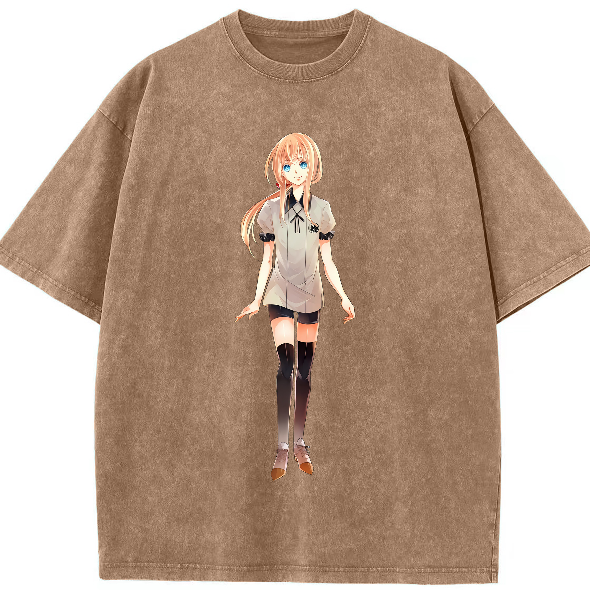 （画像用） 刀剣乱舞 Touken Ranbu 綿100% ヴィンテージ風 半袖Tシャツ（フロントプリント）