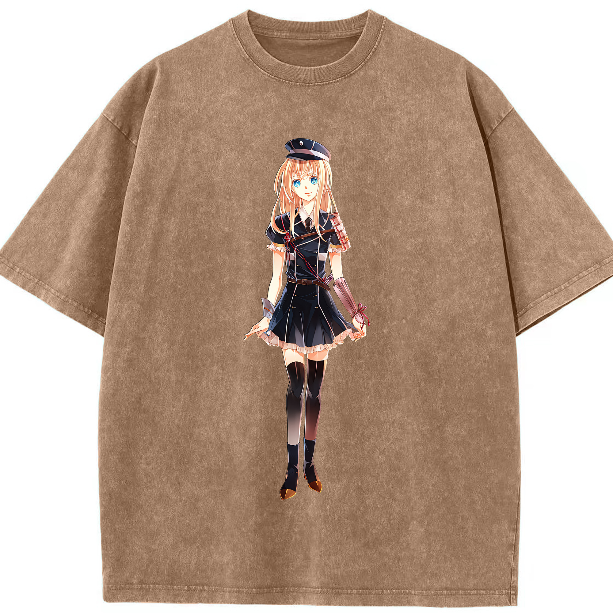 （画像用） 刀剣乱舞 Touken Ranbu 綿100% ヴィンテージ風 半袖Tシャツ（フロントプリント）