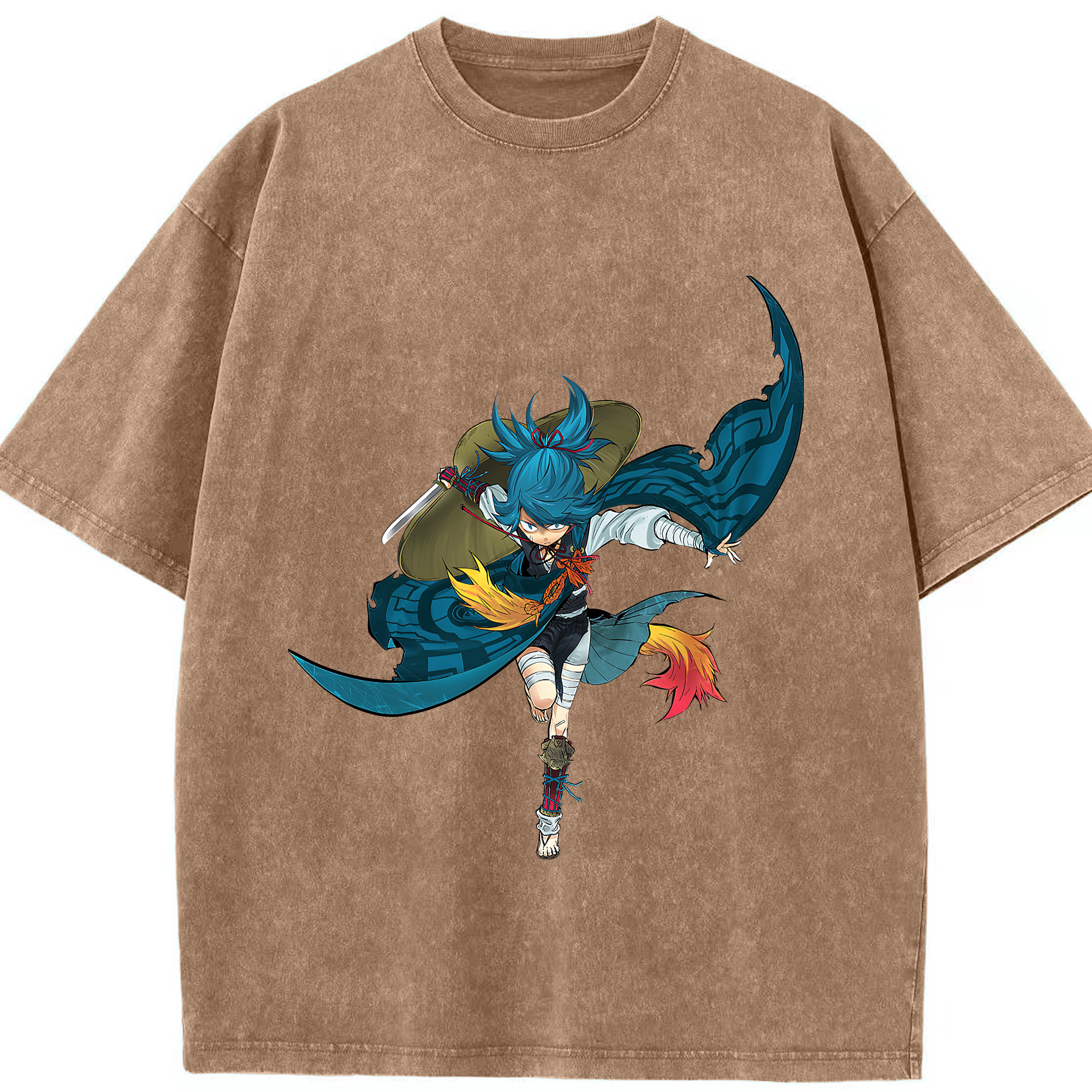 （画像用） 刀剣乱舞 Touken Ranbu 綿100% ヴィンテージ風 半袖Tシャツ（フロントプリント）