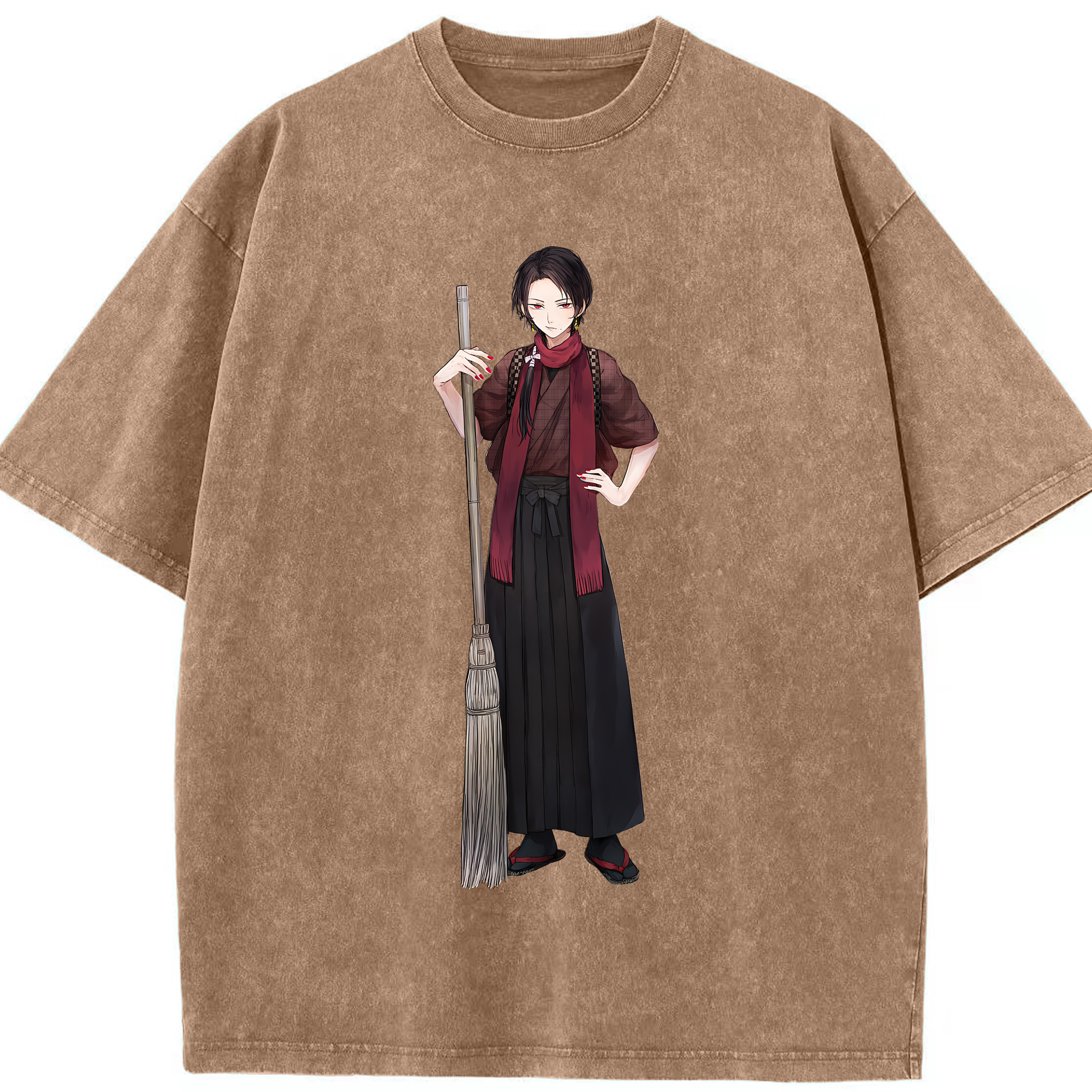 （画像用） 刀剣乱舞 Touken Ranbu 綿100% ヴィンテージ風 半袖Tシャツ（フロントプリント）