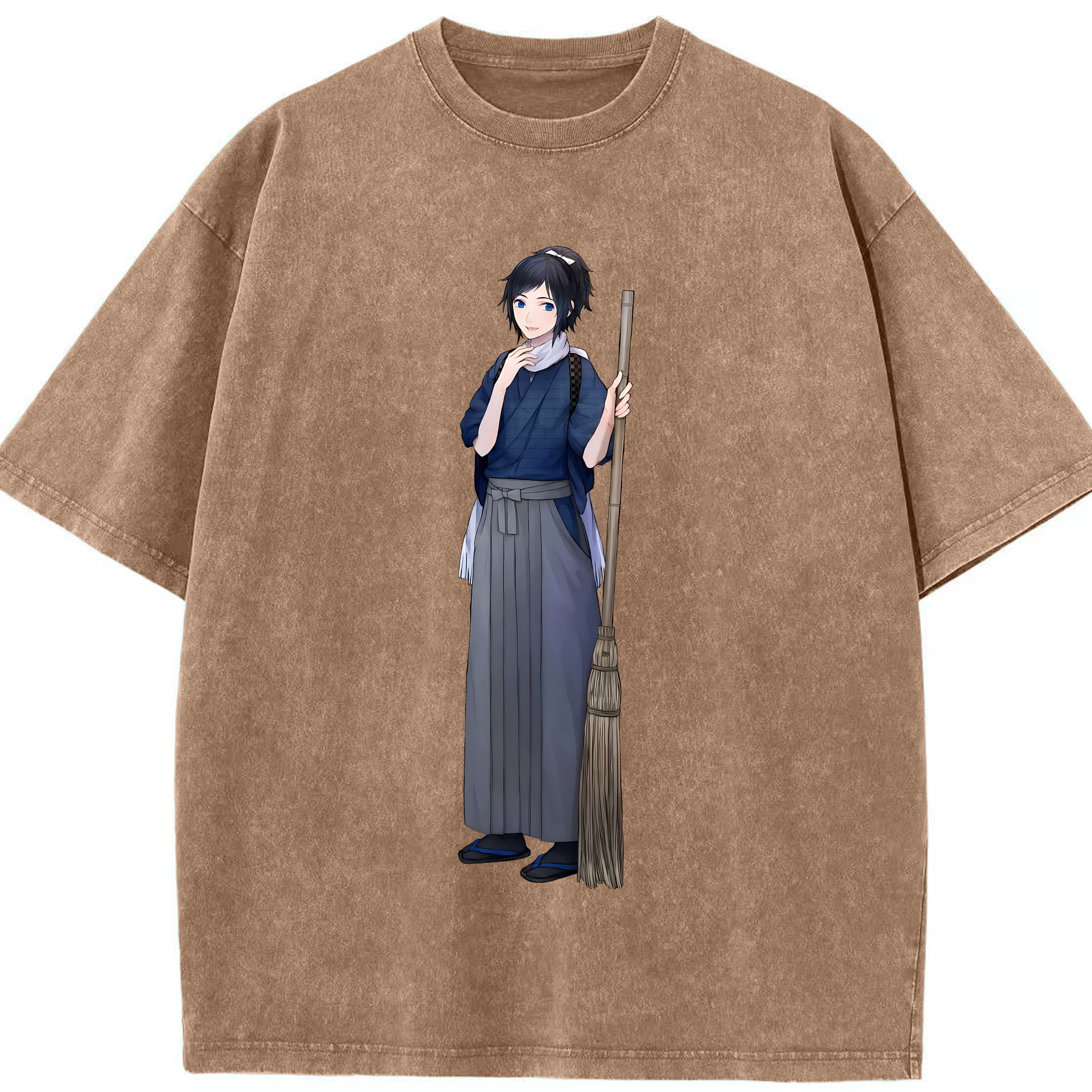 （画像用） 刀剣乱舞 Touken Ranbu 綿100% ヴィンテージ風 半袖Tシャツ（フロントプリント）