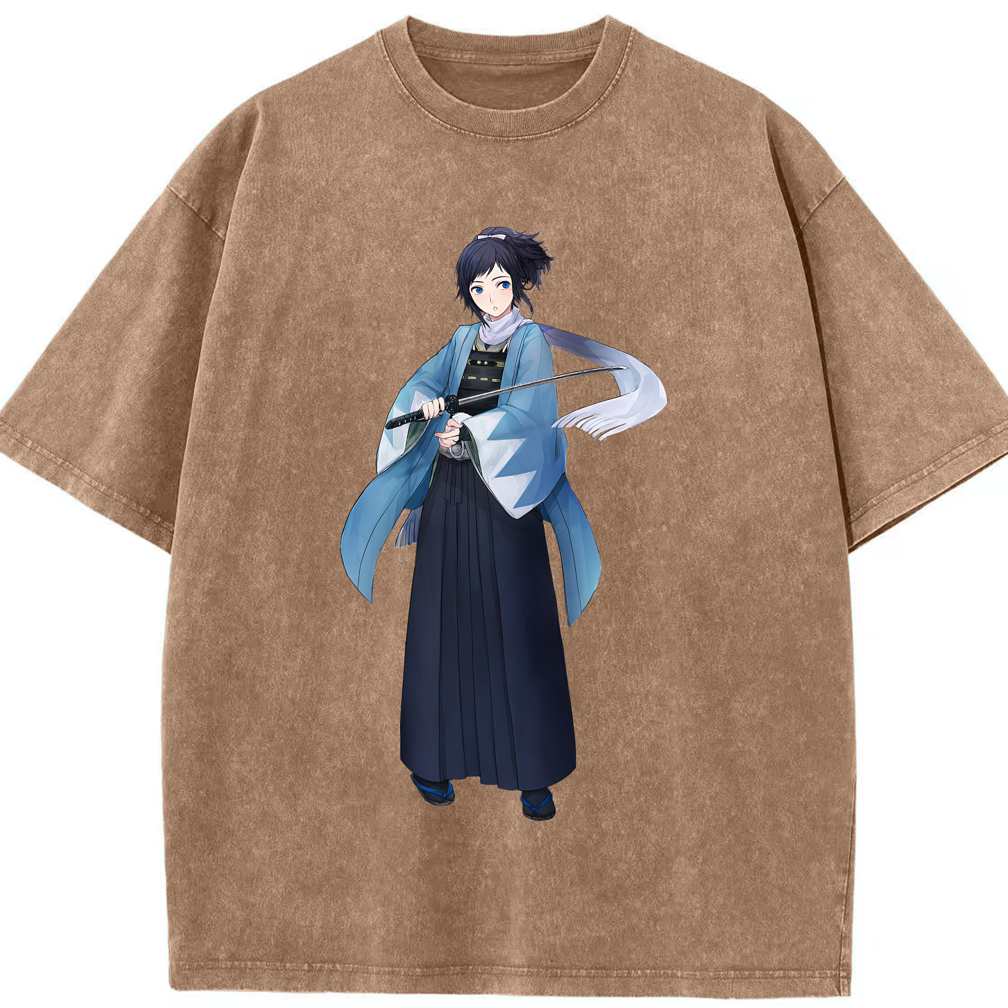 （画像用） 刀剣乱舞 Touken Ranbu 綿100% ヴィンテージ風 半袖Tシャツ（フロントプリント）