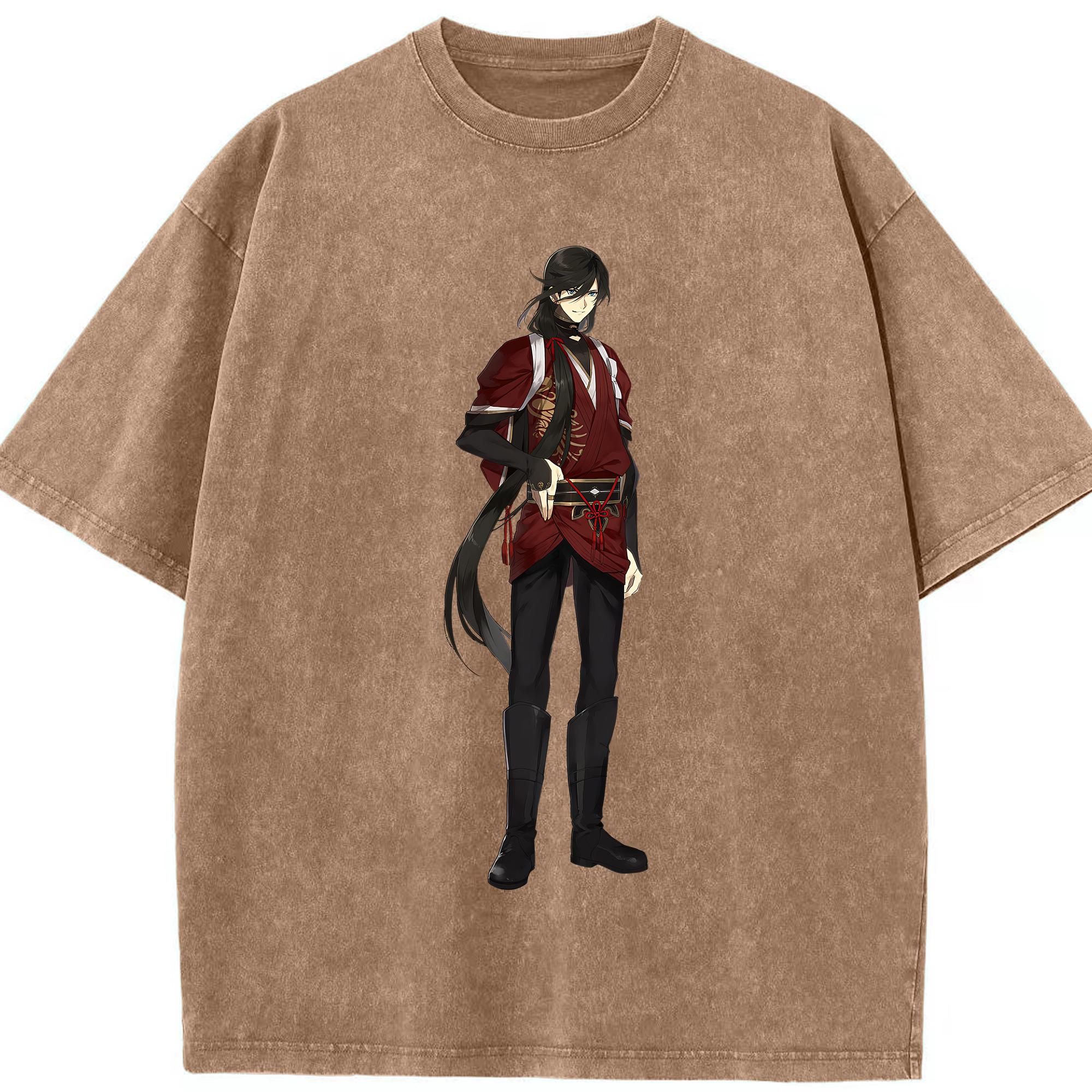 （画像用） 刀剣乱舞 Touken Ranbu 綿100% ヴィンテージ風 半袖Tシャツ（フロントプリント）