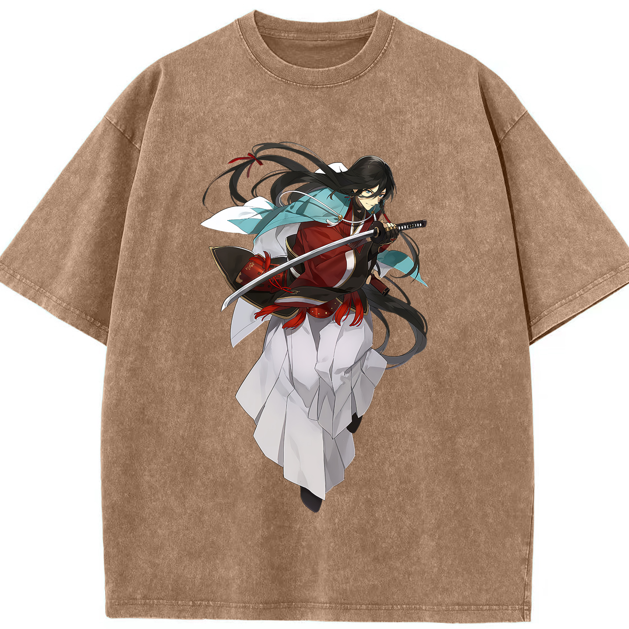 （画像用） 刀剣乱舞 Touken Ranbu 綿100% ヴィンテージ風 半袖Tシャツ（フロントプリント）