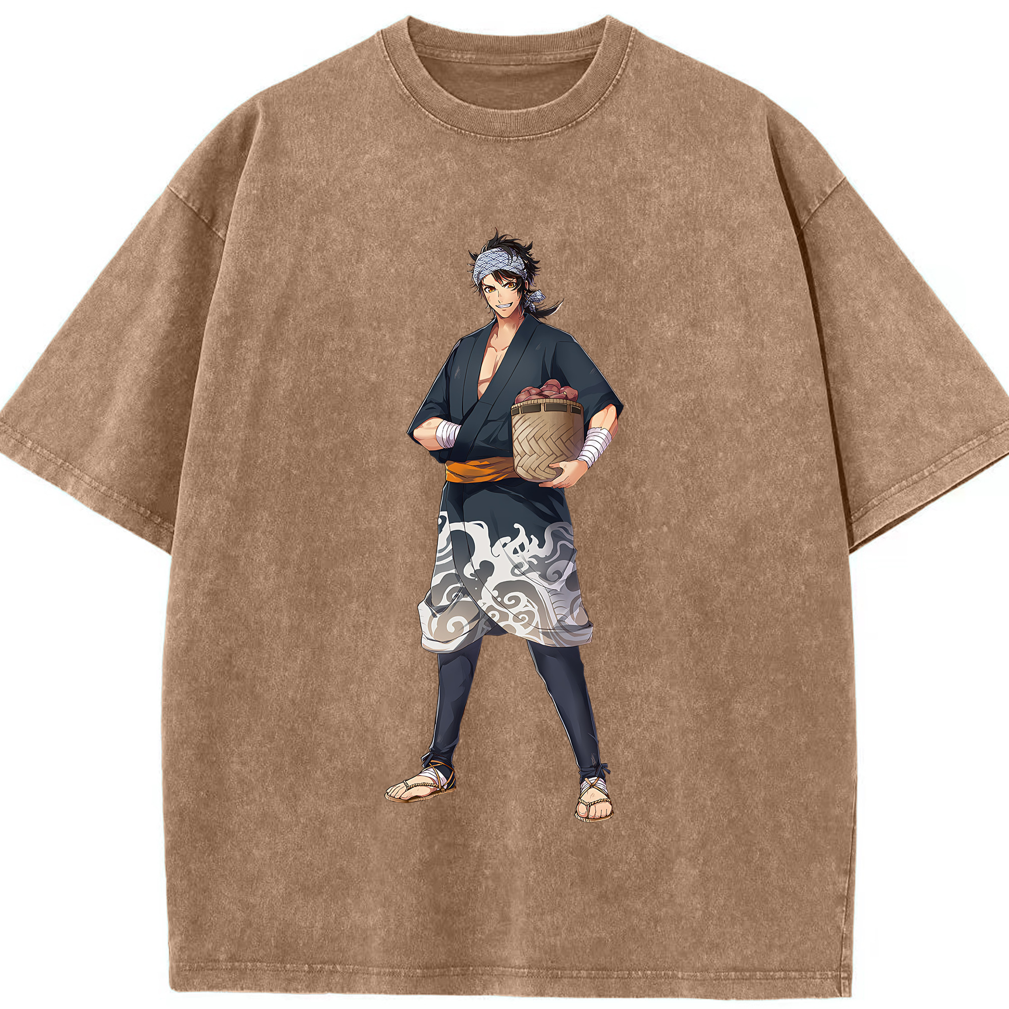 （画像用） 刀剣乱舞 Touken Ranbu 綿100% ヴィンテージ風 半袖Tシャツ（フロントプリント）