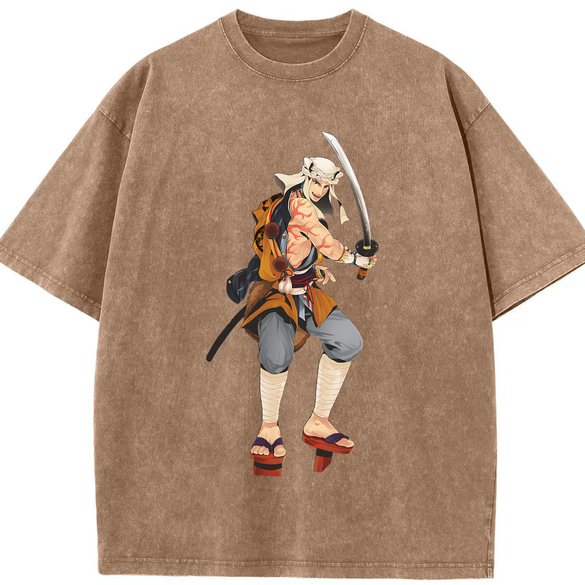 （画像用） 刀剣乱舞 Touken Ranbu 綿100% ヴィンテージ風 半袖Tシャツ（フロントプリント）