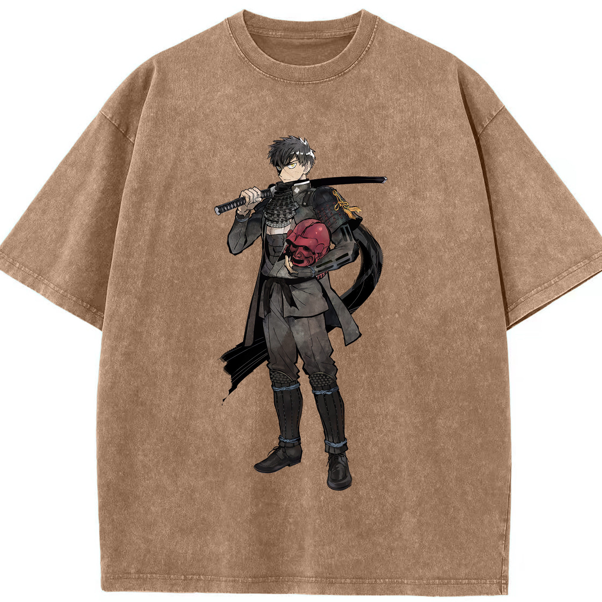 （画像用） 刀剣乱舞 Touken Ranbu 綿100% ヴィンテージ風 半袖Tシャツ（フロントプリント）