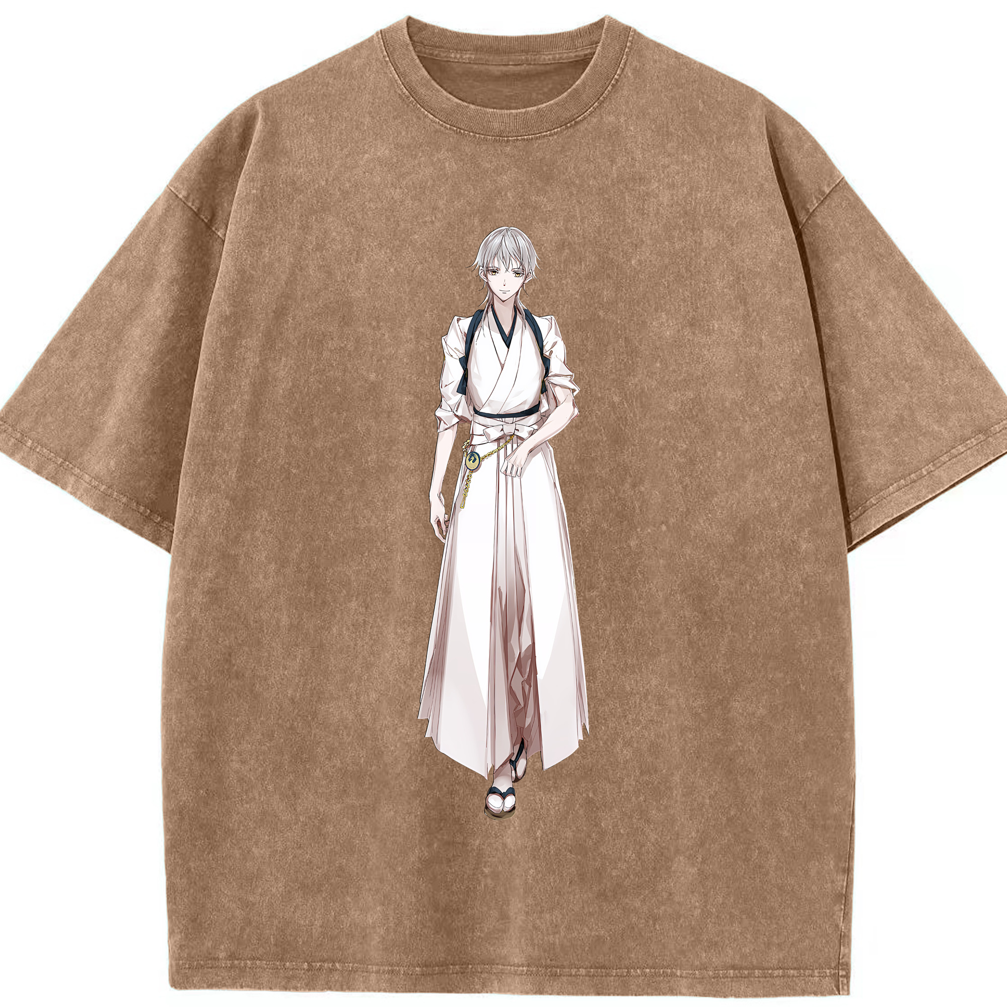 （画像用） 刀剣乱舞 Touken Ranbu 綿100% ヴィンテージ風 半袖Tシャツ（フロントプリント）
