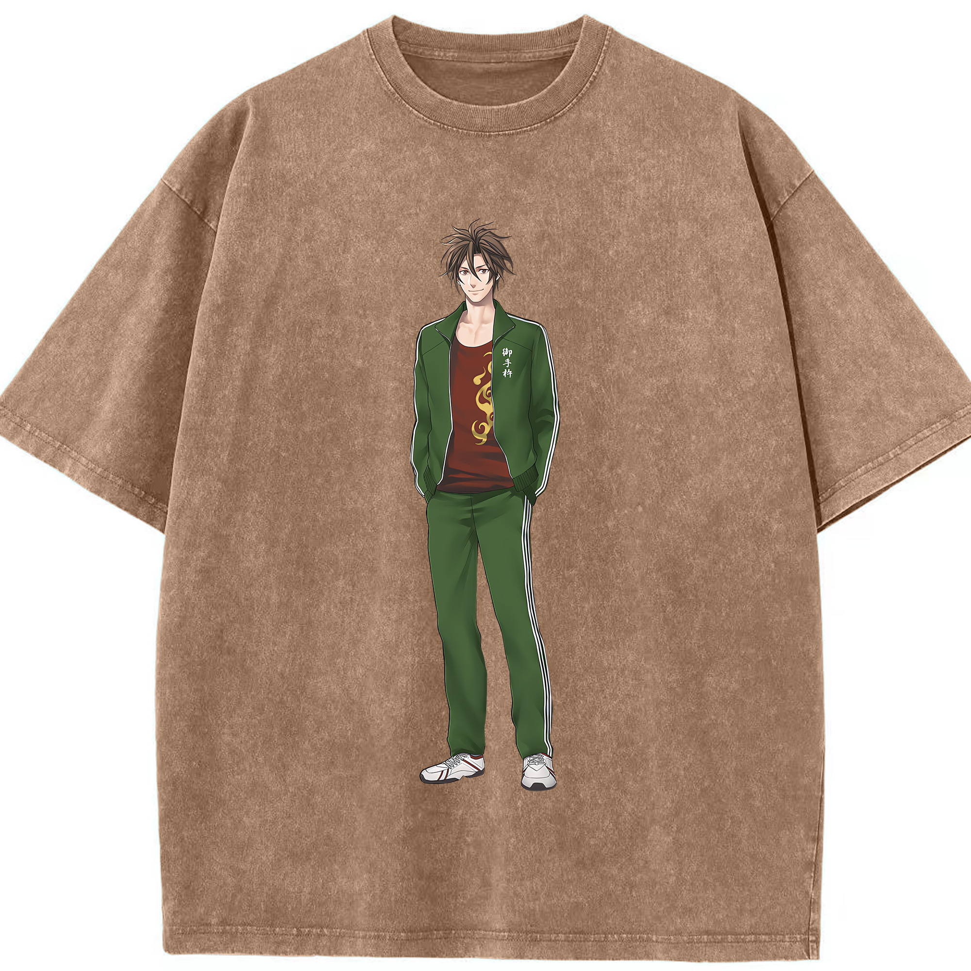 （画像用） 刀剣乱舞 Touken Ranbu 綿100% ヴィンテージ風 半袖Tシャツ（フロントプリント）