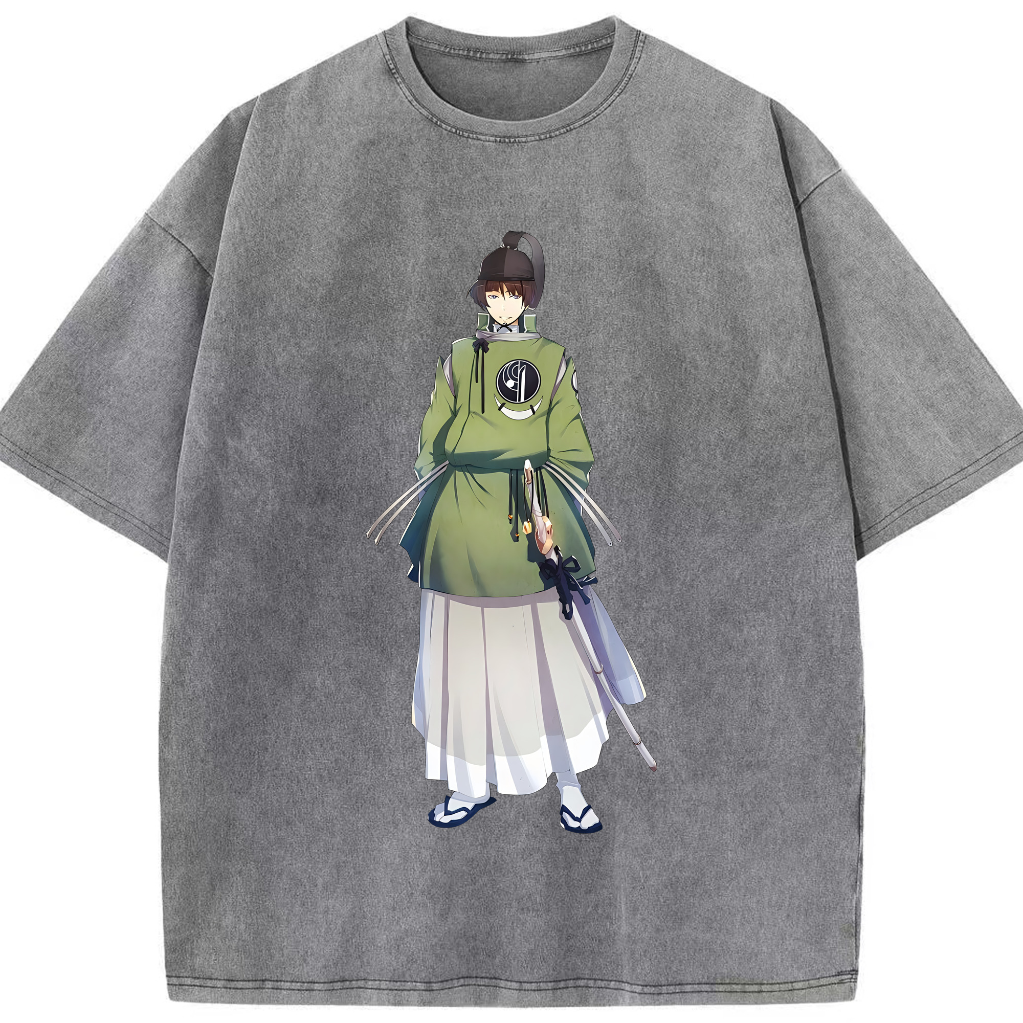 （画像用） 刀剣乱舞 Touken Ranbu 綿100% ヴィンテージ風 半袖Tシャツ（フロントプリント）