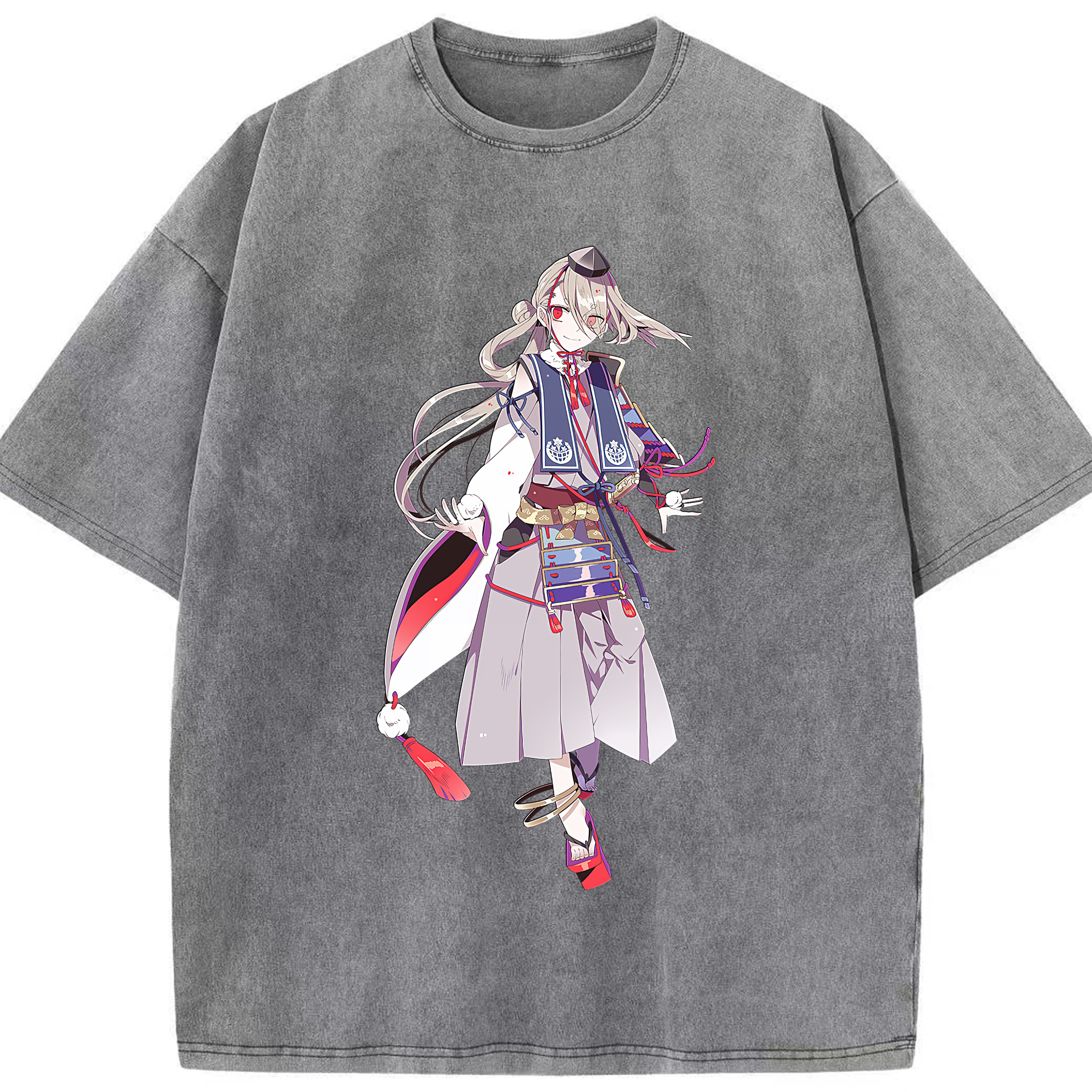 （画像用） 刀剣乱舞 Touken Ranbu 綿100% ヴィンテージ風 半袖Tシャツ（フロントプリント）