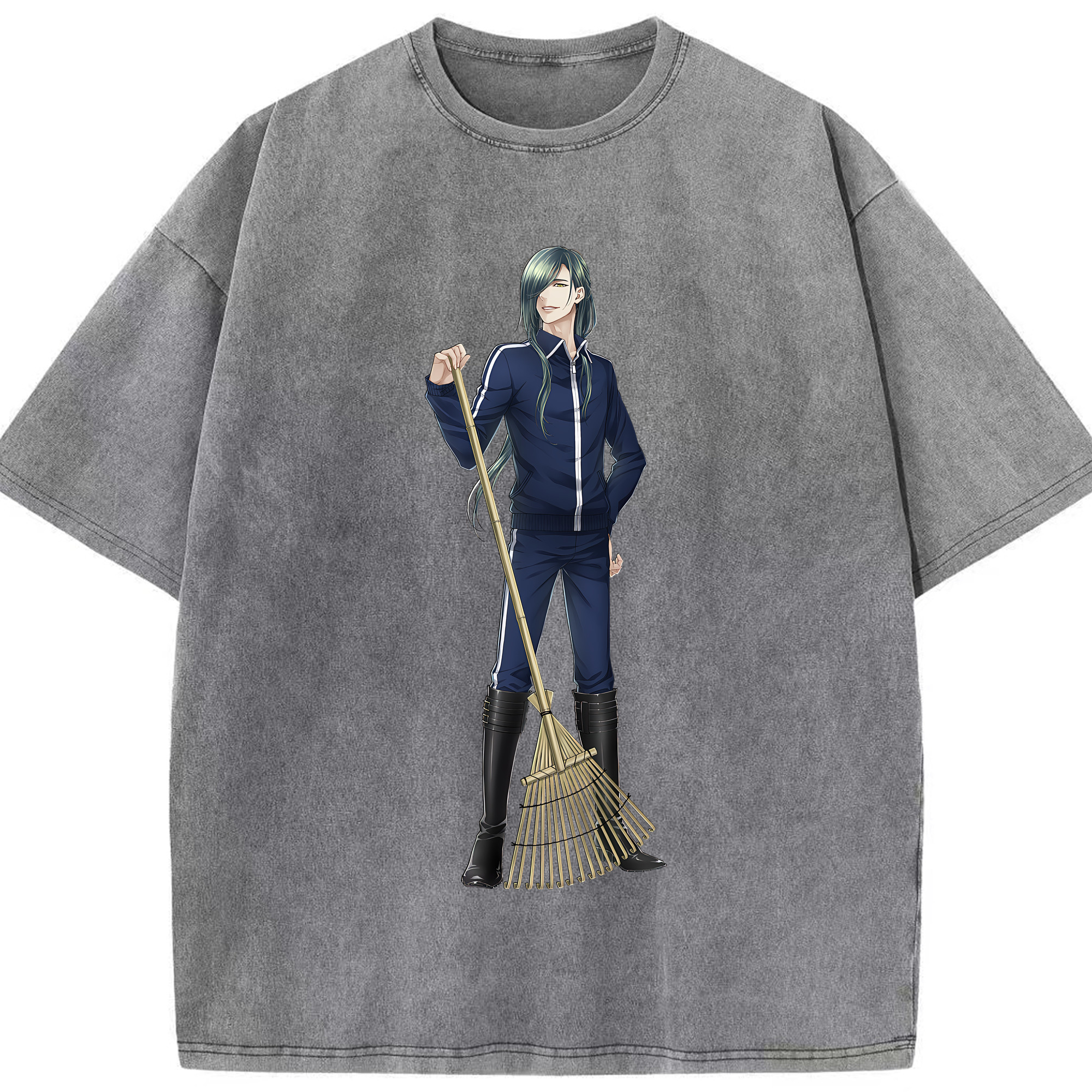 （画像用） 刀剣乱舞 Touken Ranbu 綿100% ヴィンテージ風 半袖Tシャツ（フロントプリント）