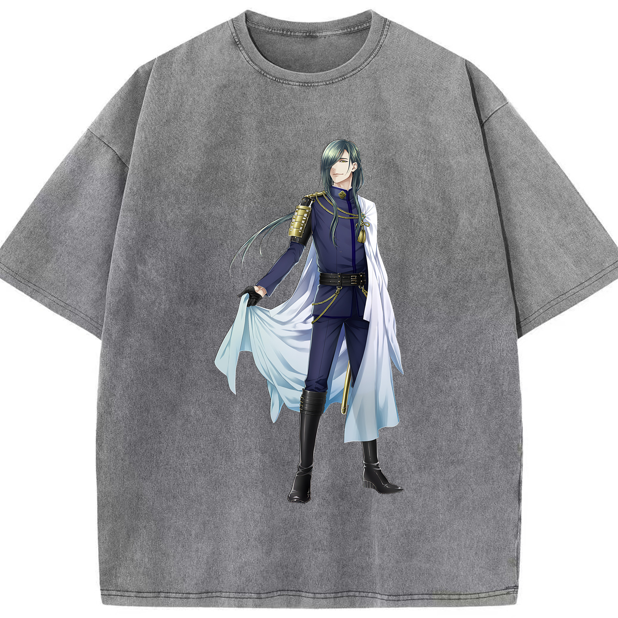 （画像用） 刀剣乱舞 Touken Ranbu 綿100% ヴィンテージ風 半袖Tシャツ（フロントプリント）