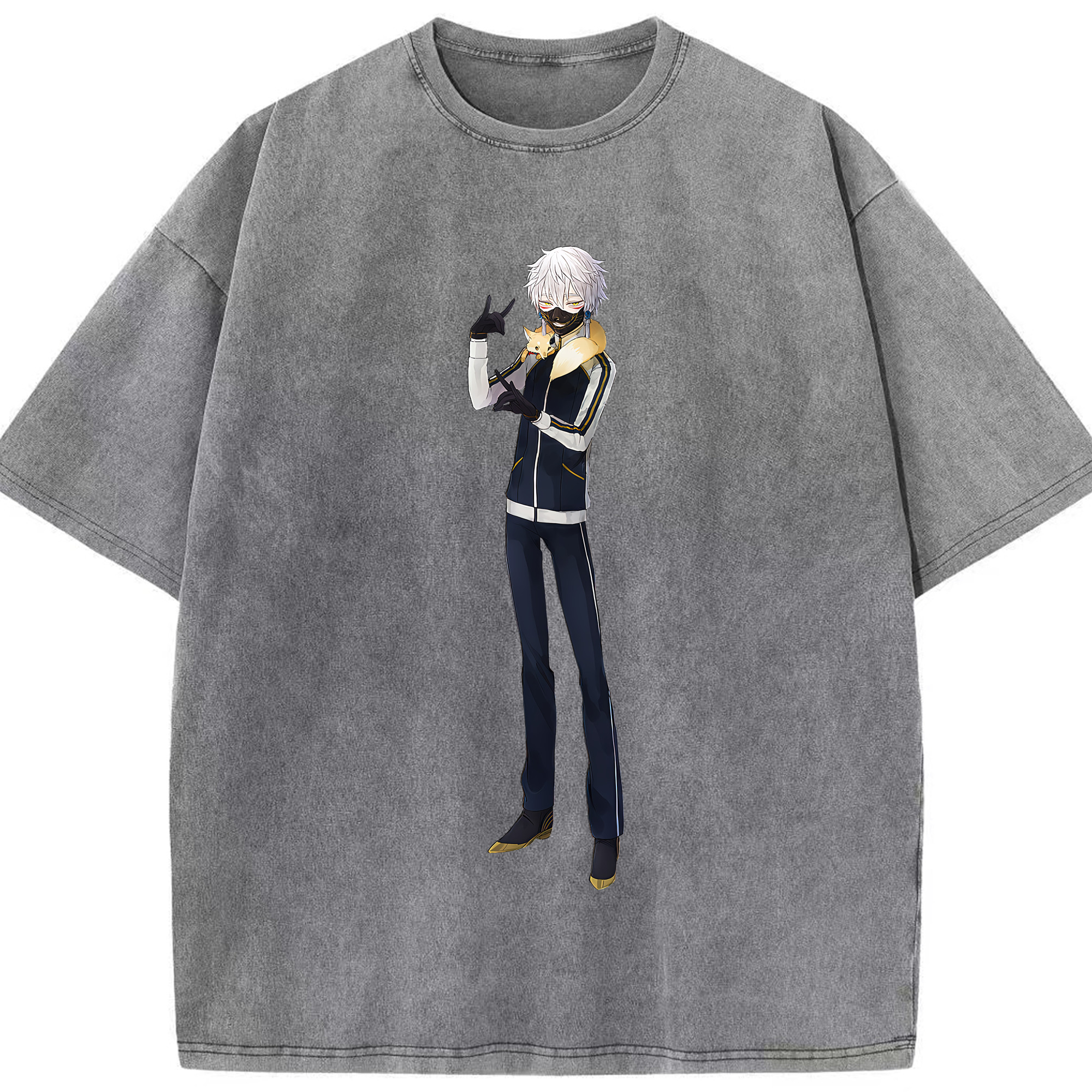 （画像用） 刀剣乱舞 Touken Ranbu 綿100% ヴィンテージ風 半袖Tシャツ（フロントプリント）