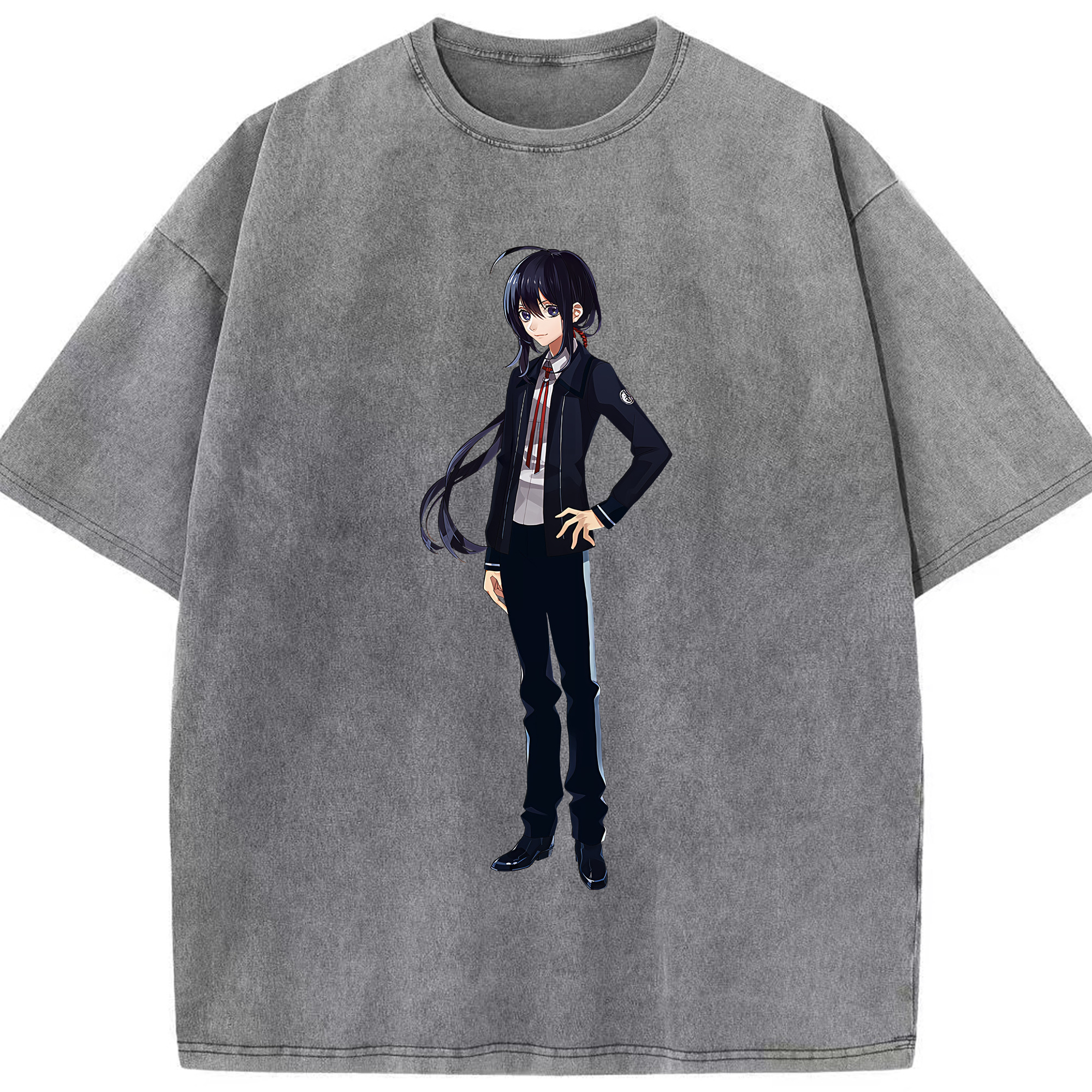 （画像用） 刀剣乱舞 Touken Ranbu 綿100% ヴィンテージ風 半袖Tシャツ（フロントプリント）