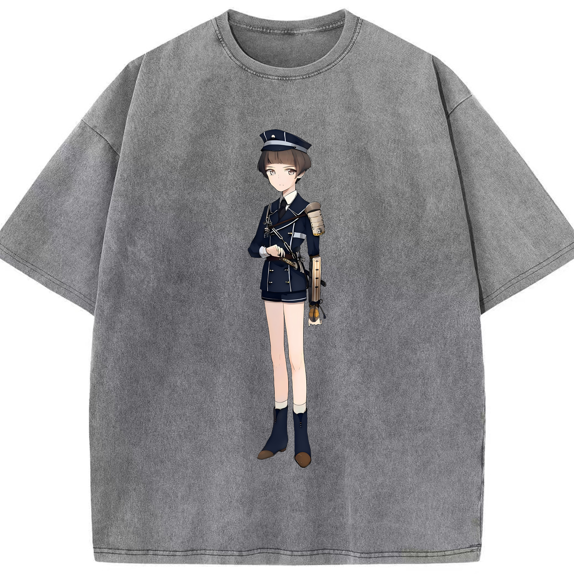 （画像用） 刀剣乱舞 Touken Ranbu 綿100% ヴィンテージ風 半袖Tシャツ（フロントプリント）