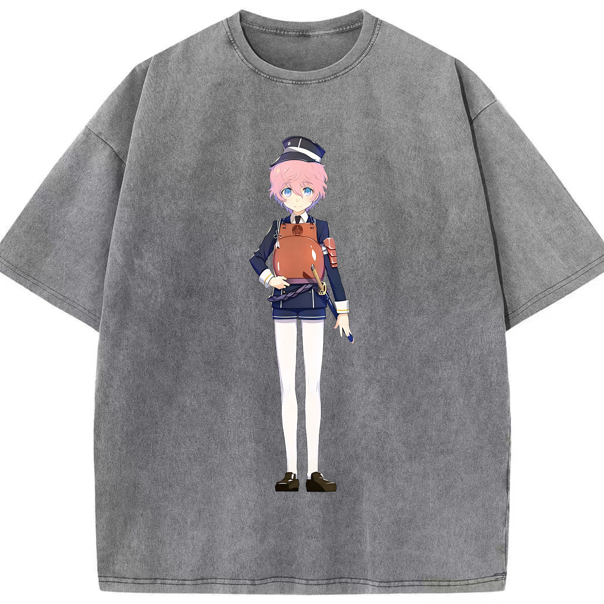 （画像用） 刀剣乱舞 Touken Ranbu 綿100% ヴィンテージ風 半袖Tシャツ（フロントプリント）