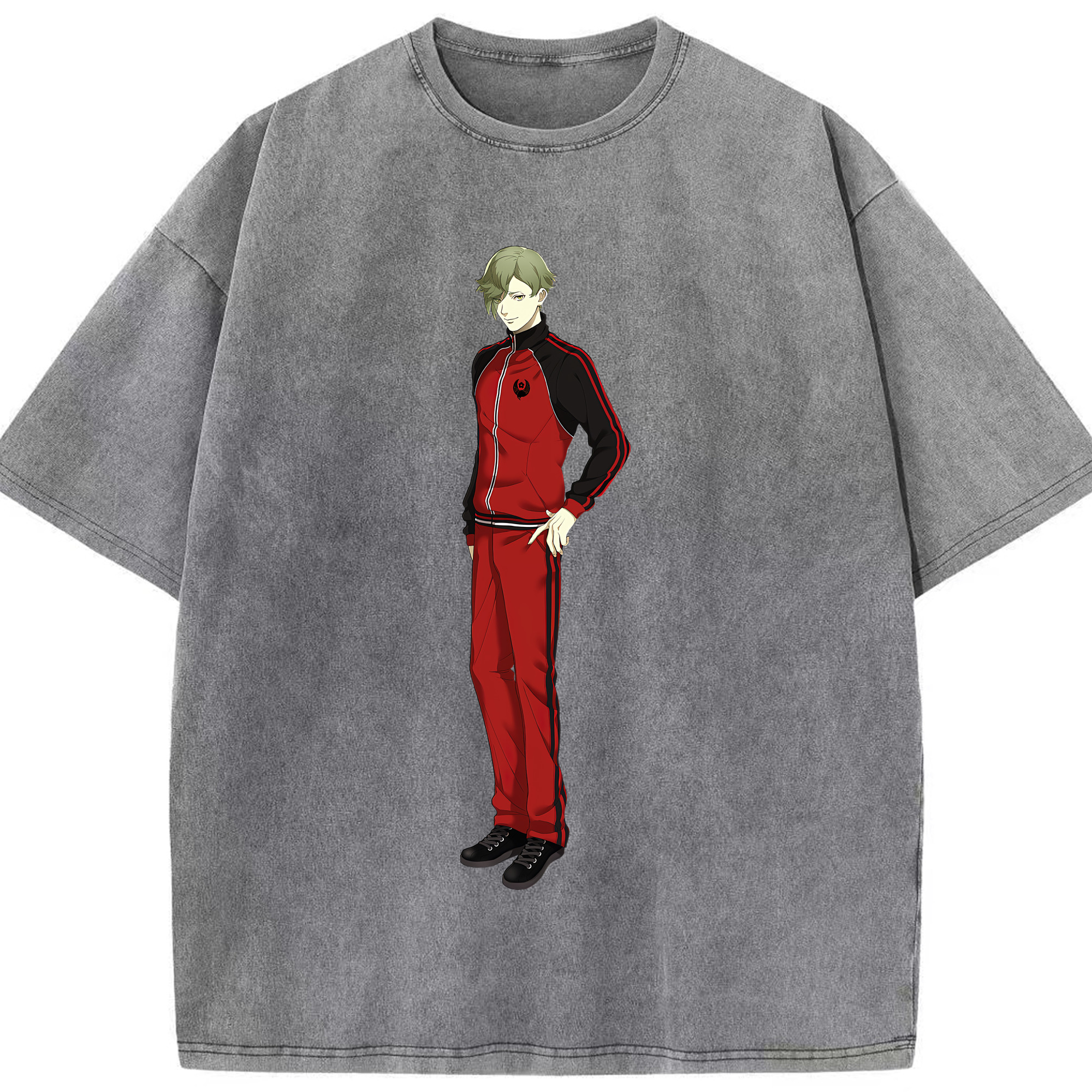 （画像用） 刀剣乱舞 Touken Ranbu 綿100% ヴィンテージ風 半袖Tシャツ（フロントプリント）