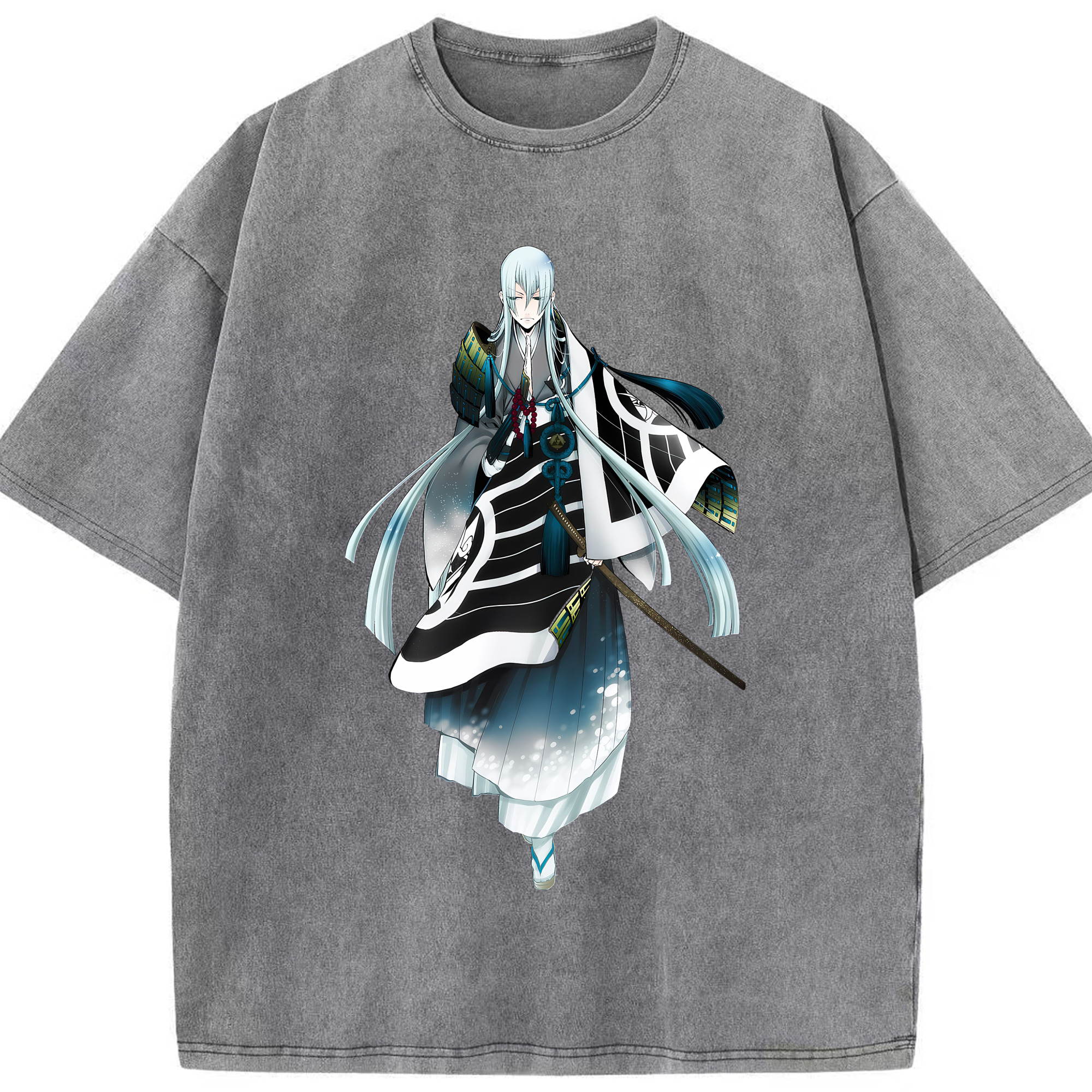 （画像用） 刀剣乱舞 Touken Ranbu 綿100% ヴィンテージ風 半袖Tシャツ（フロントプリント）