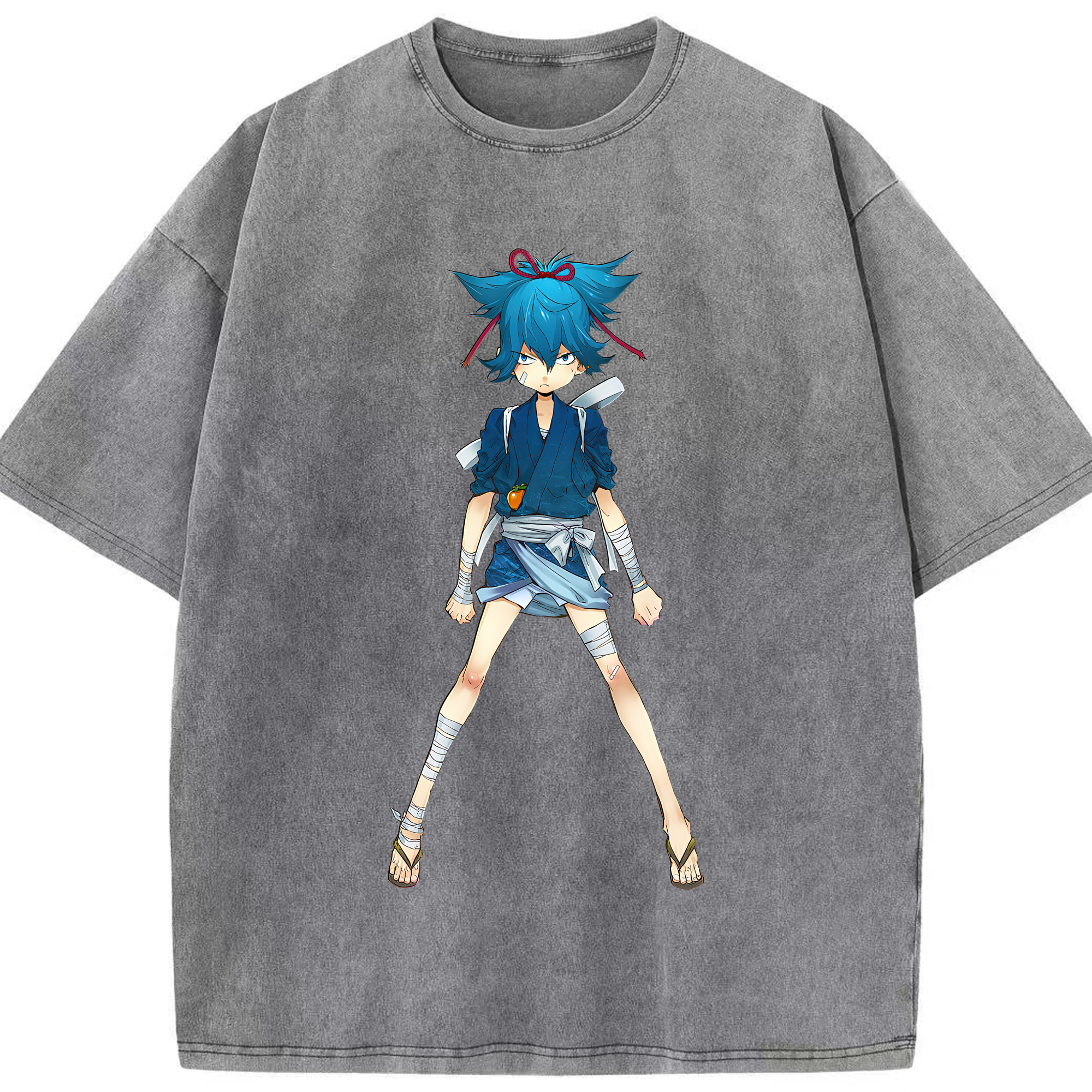 （画像用） 刀剣乱舞 Touken Ranbu 綿100% ヴィンテージ風 半袖Tシャツ（フロントプリント）