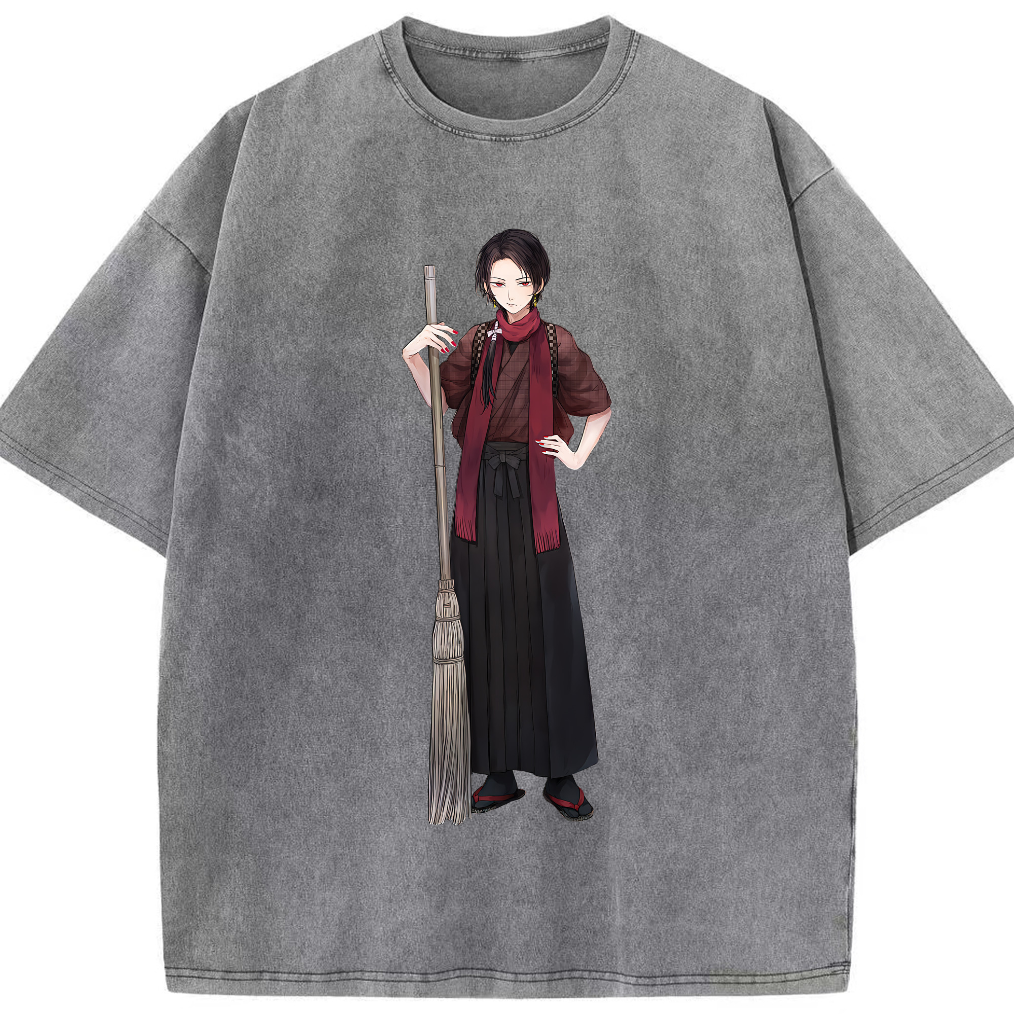 （画像用） 刀剣乱舞 Touken Ranbu 綿100% ヴィンテージ風 半袖Tシャツ（フロントプリント）