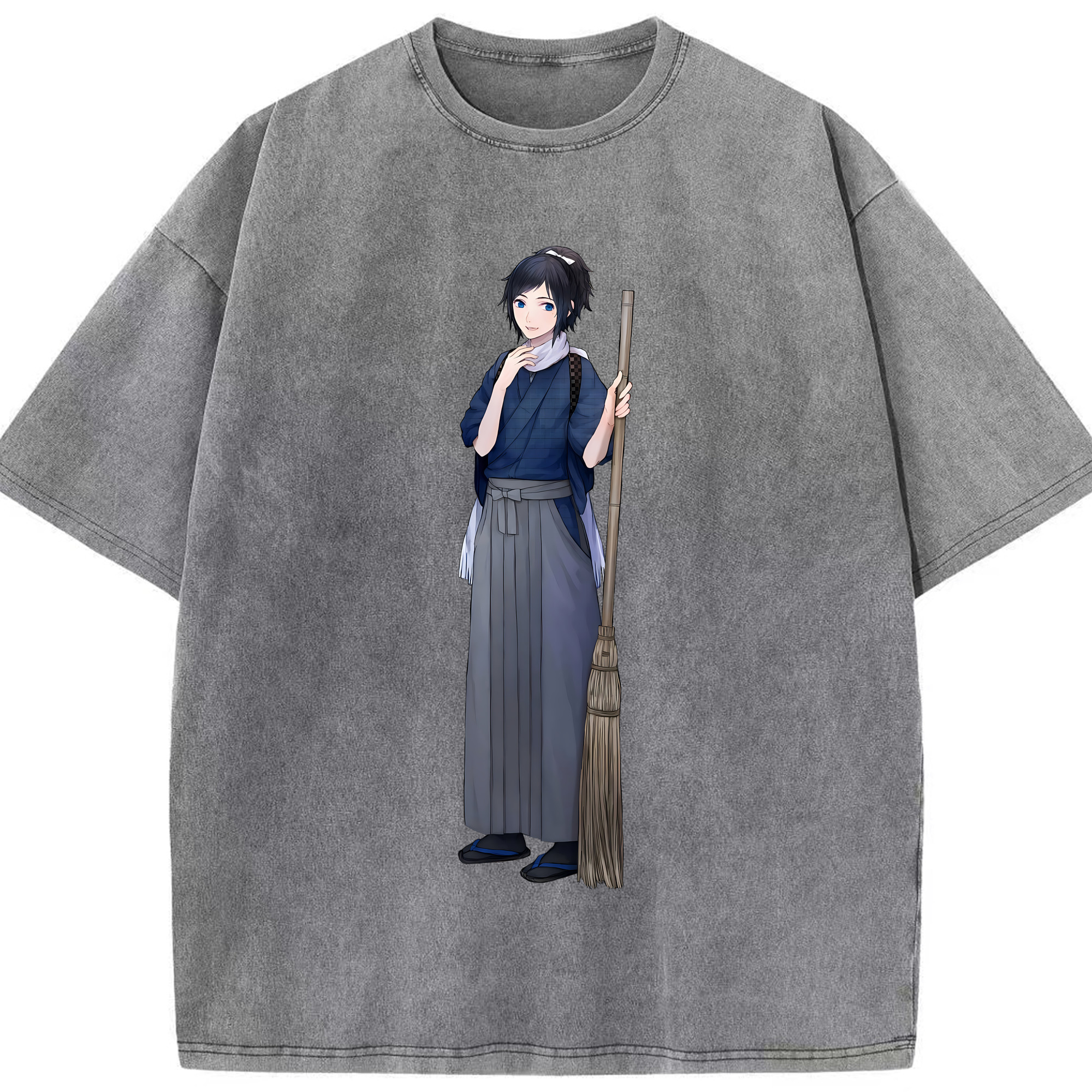 （画像用） 刀剣乱舞 Touken Ranbu 綿100% ヴィンテージ風 半袖Tシャツ（フロントプリント）