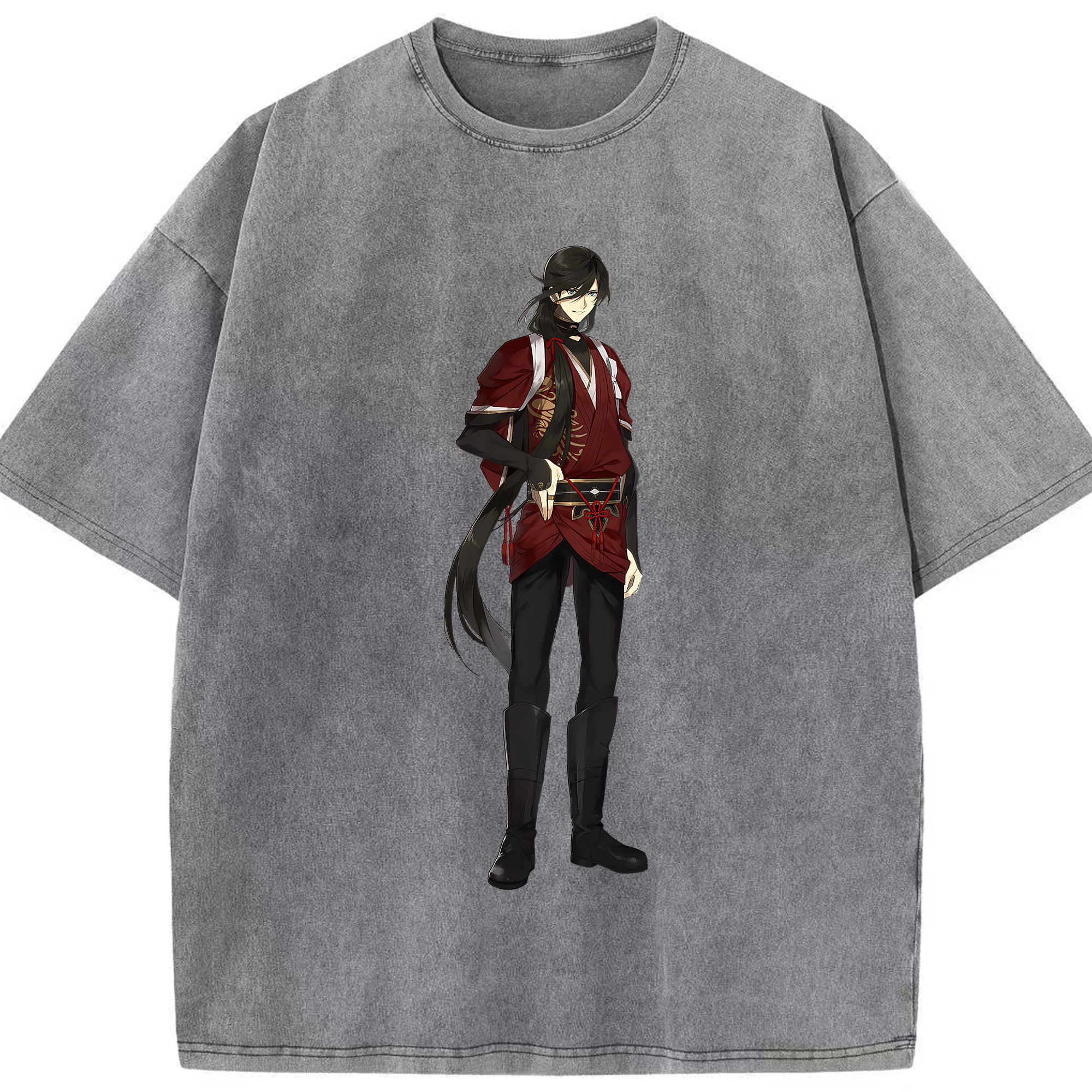 （画像用） 刀剣乱舞 Touken Ranbu 綿100% ヴィンテージ風 半袖Tシャツ（フロントプリント）