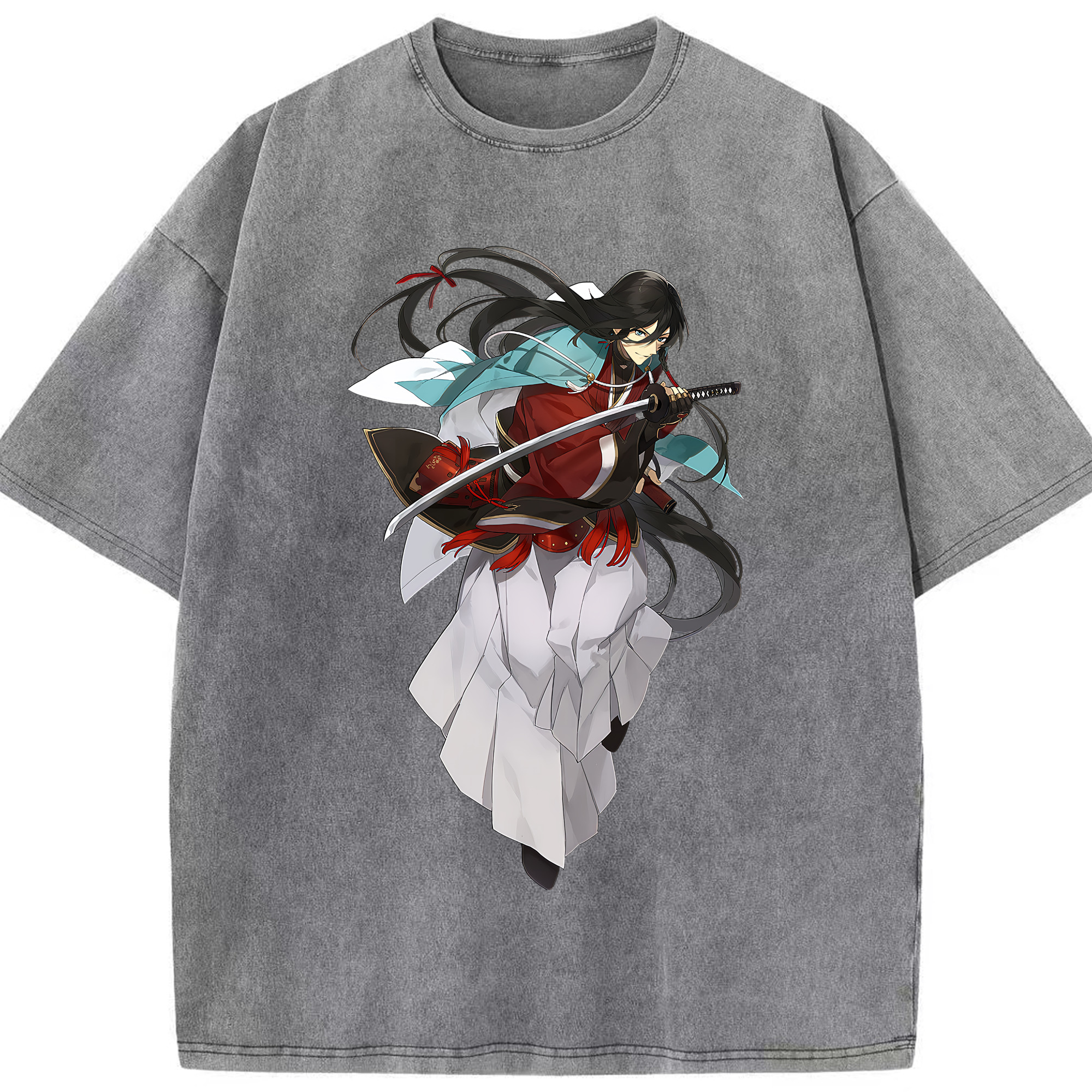（画像用） 刀剣乱舞 Touken Ranbu 綿100% ヴィンテージ風 半袖Tシャツ（フロントプリント）
