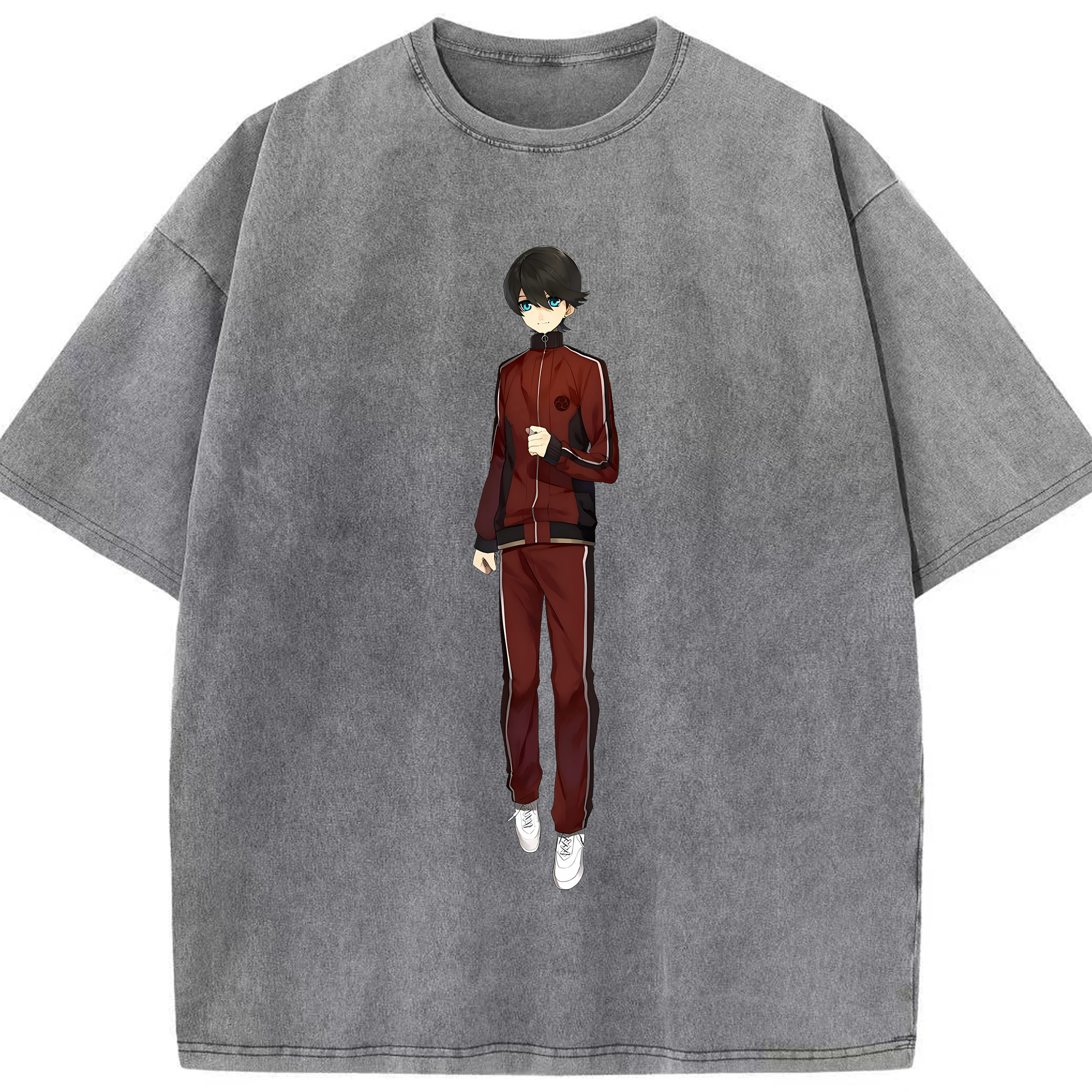 （画像用） 刀剣乱舞 Touken Ranbu 綿100% ヴィンテージ風 半袖Tシャツ（フロントプリント）