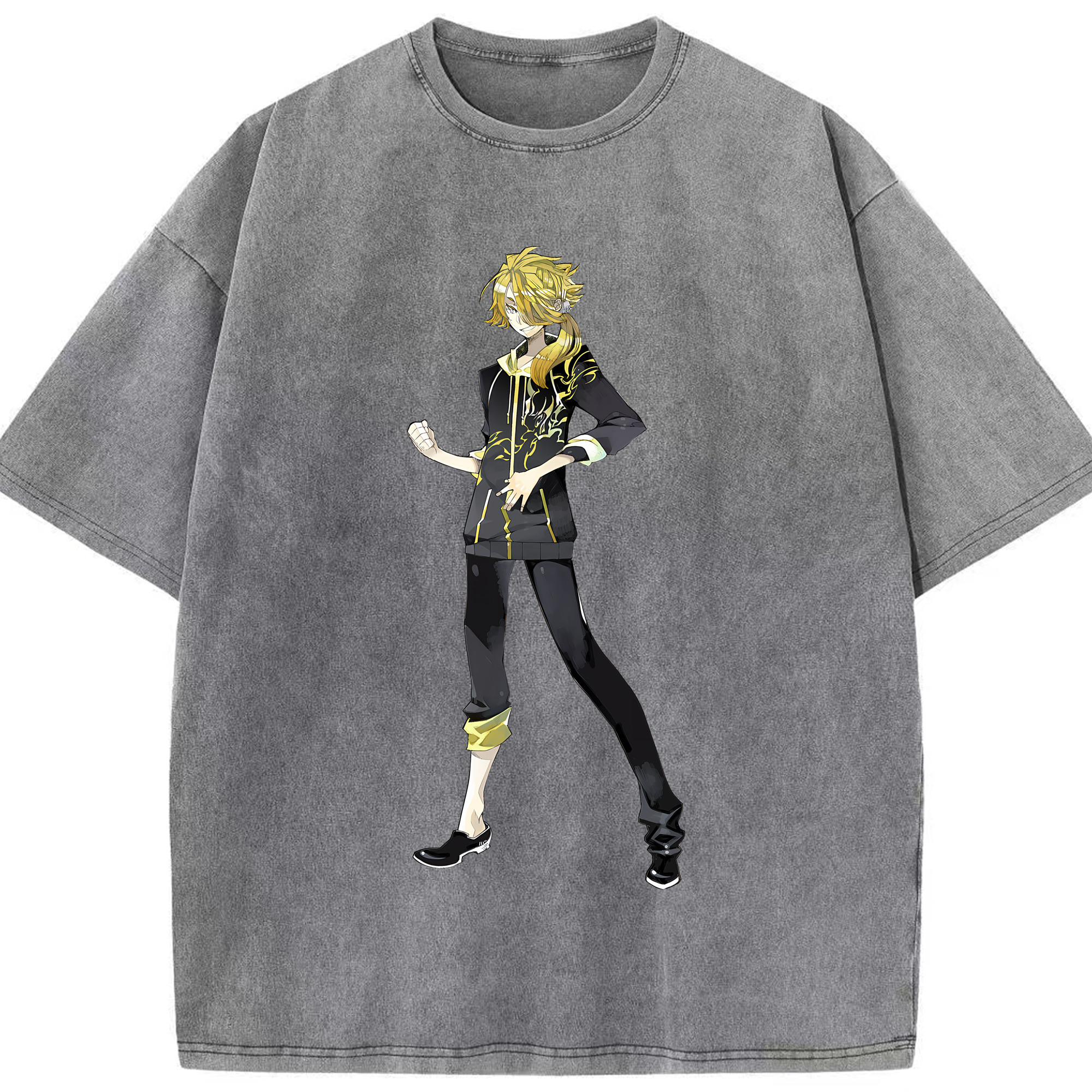 （画像用） 刀剣乱舞 Touken Ranbu 綿100% ヴィンテージ風 半袖Tシャツ（フロントプリント）