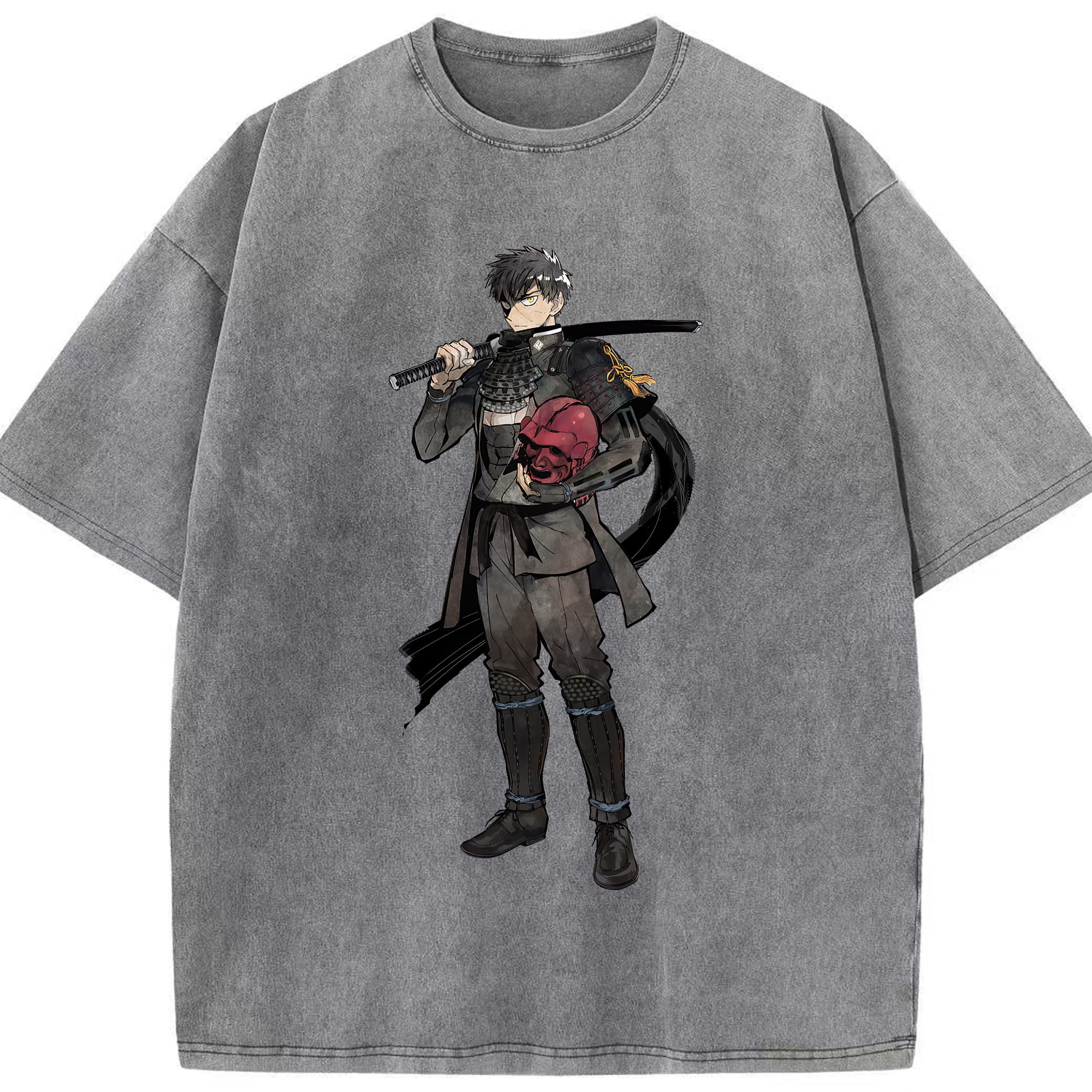 （画像用） 刀剣乱舞 Touken Ranbu 綿100% ヴィンテージ風 半袖Tシャツ（フロントプリント）