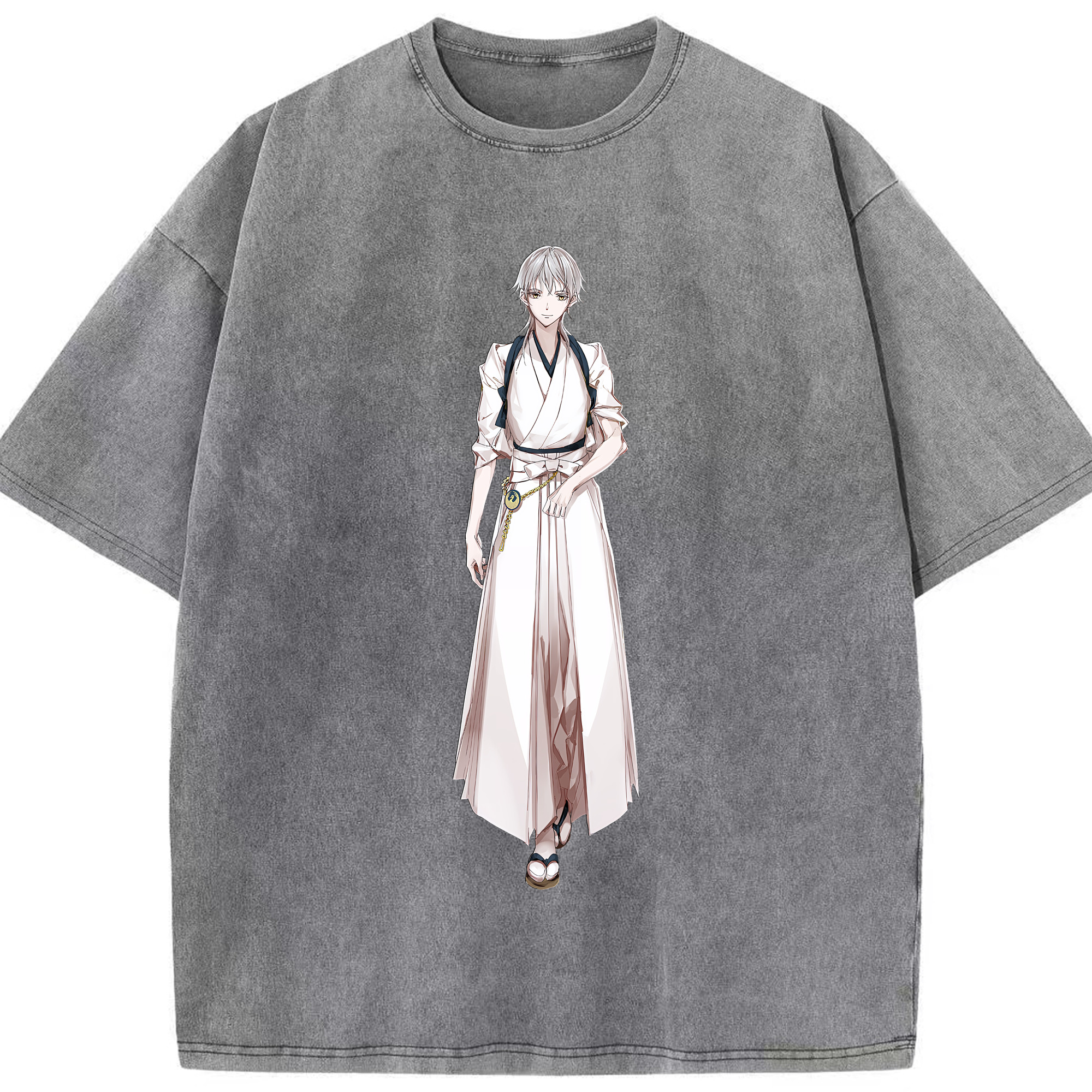 （画像用） 刀剣乱舞 Touken Ranbu 綿100% ヴィンテージ風 半袖Tシャツ（フロントプリント）