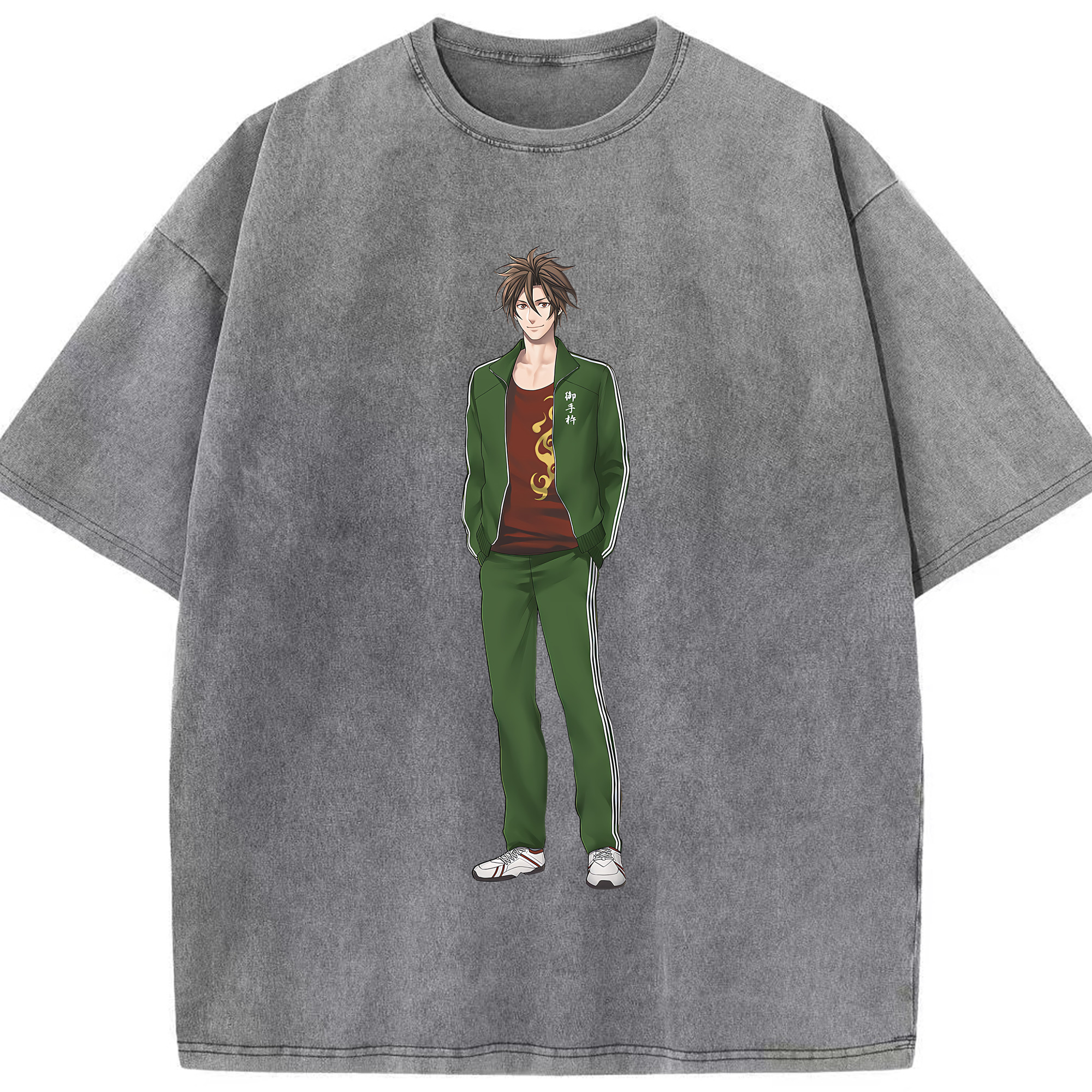 （画像用） 刀剣乱舞 Touken Ranbu 綿100% ヴィンテージ風 半袖Tシャツ（フロントプリント）