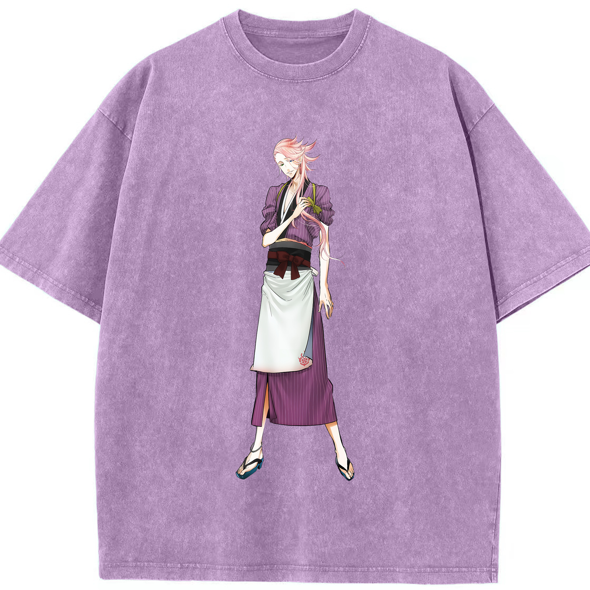 （画像用） 刀剣乱舞 Touken Ranbu 綿100% ヴィンテージ風 半袖Tシャツ（フロントプリント）