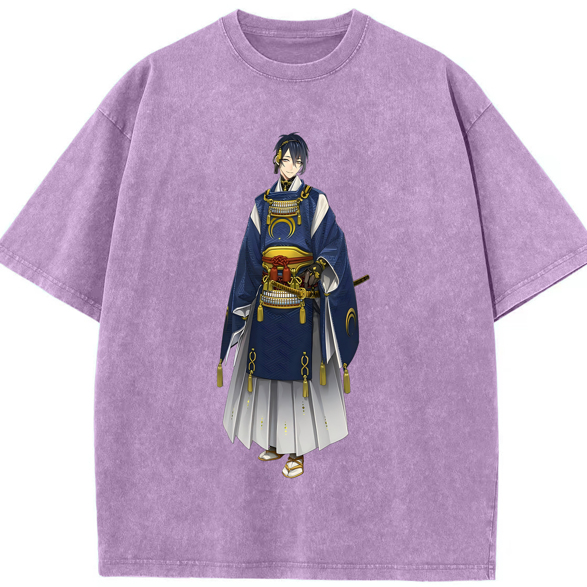 （画像用） 刀剣乱舞 Touken Ranbu 綿100% ヴィンテージ風 半袖Tシャツ（フロントプリント）