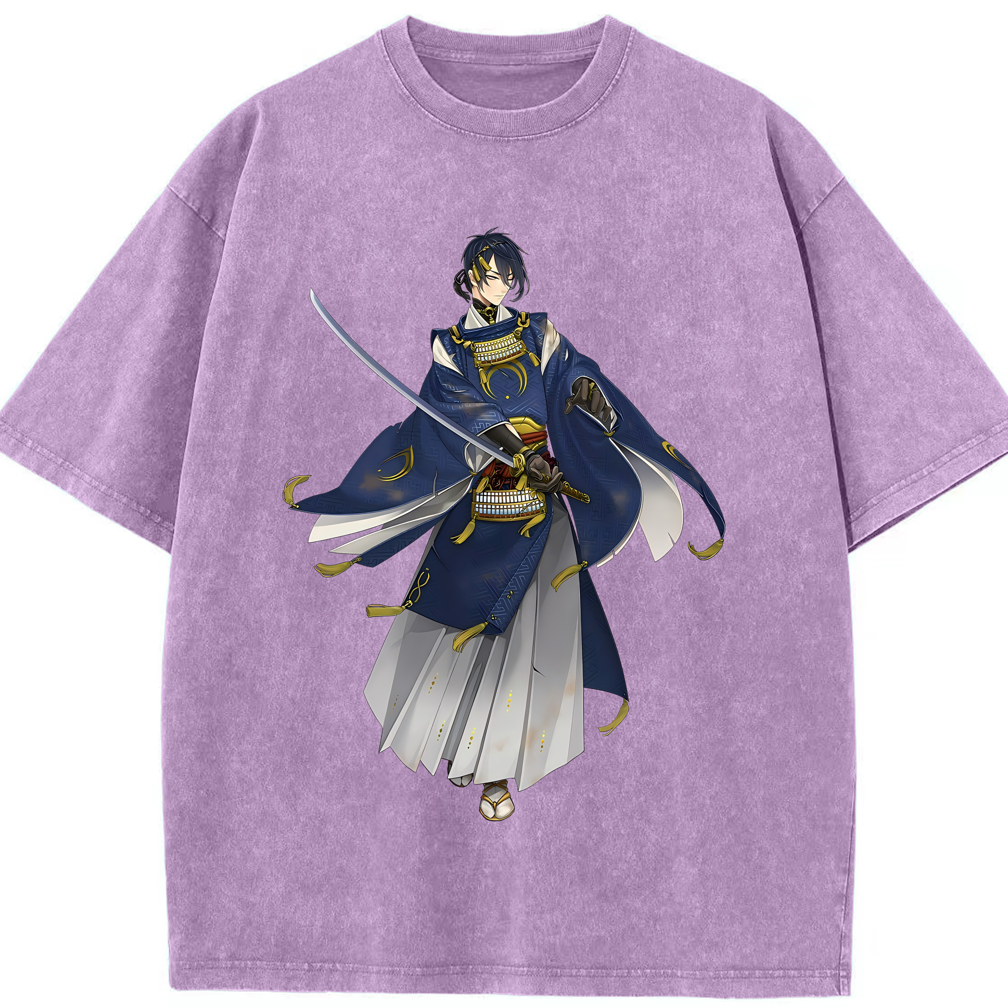 （画像用） 刀剣乱舞 Touken Ranbu 綿100% ヴィンテージ風 半袖Tシャツ（フロントプリント）