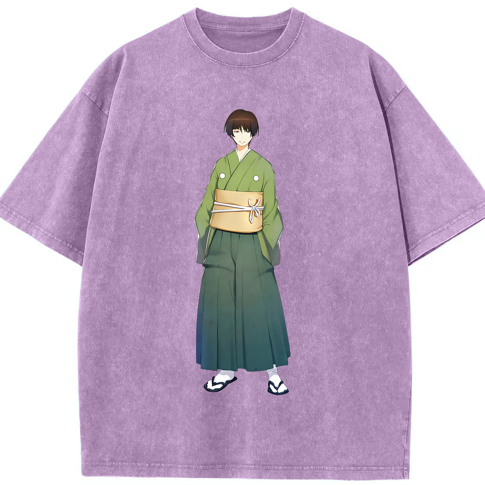 （画像用） 刀剣乱舞 Touken Ranbu 綿100% ヴィンテージ風 半袖Tシャツ（フロントプリント）
