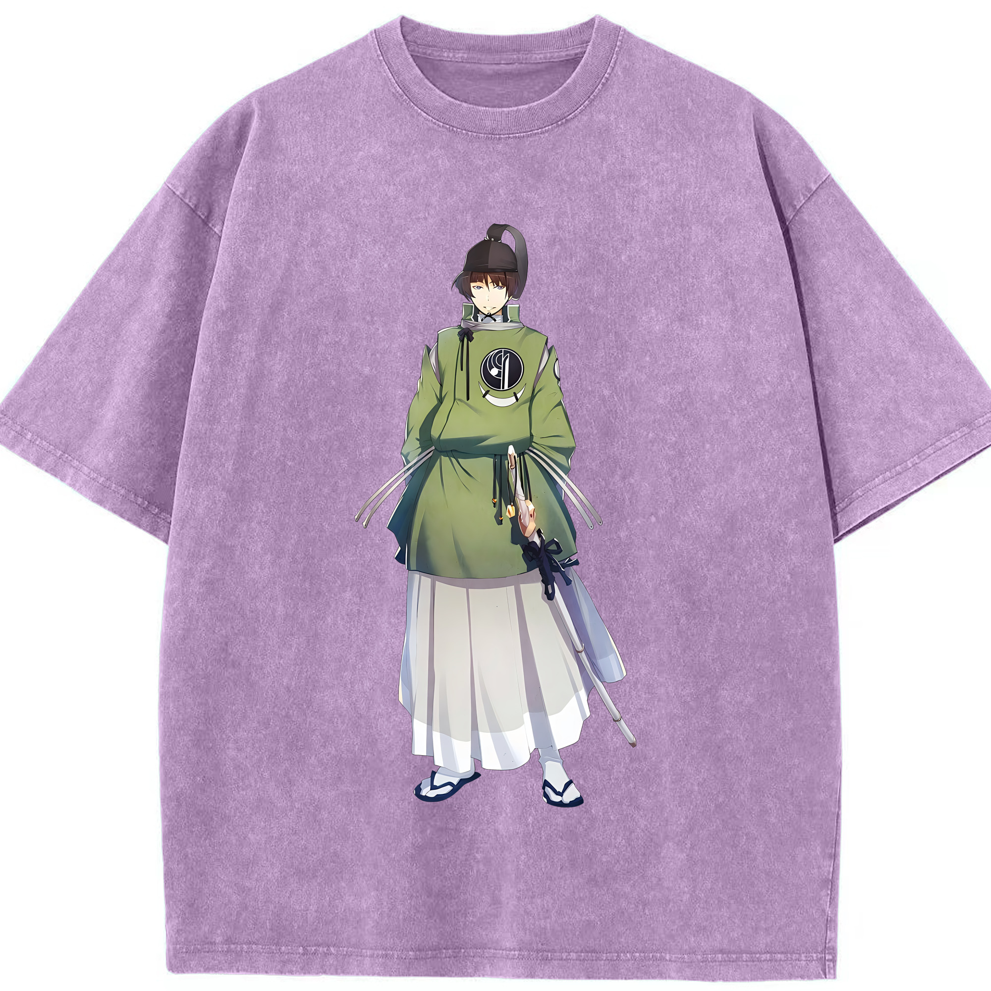 （画像用） 刀剣乱舞 Touken Ranbu 綿100% ヴィンテージ風 半袖Tシャツ（フロントプリント）