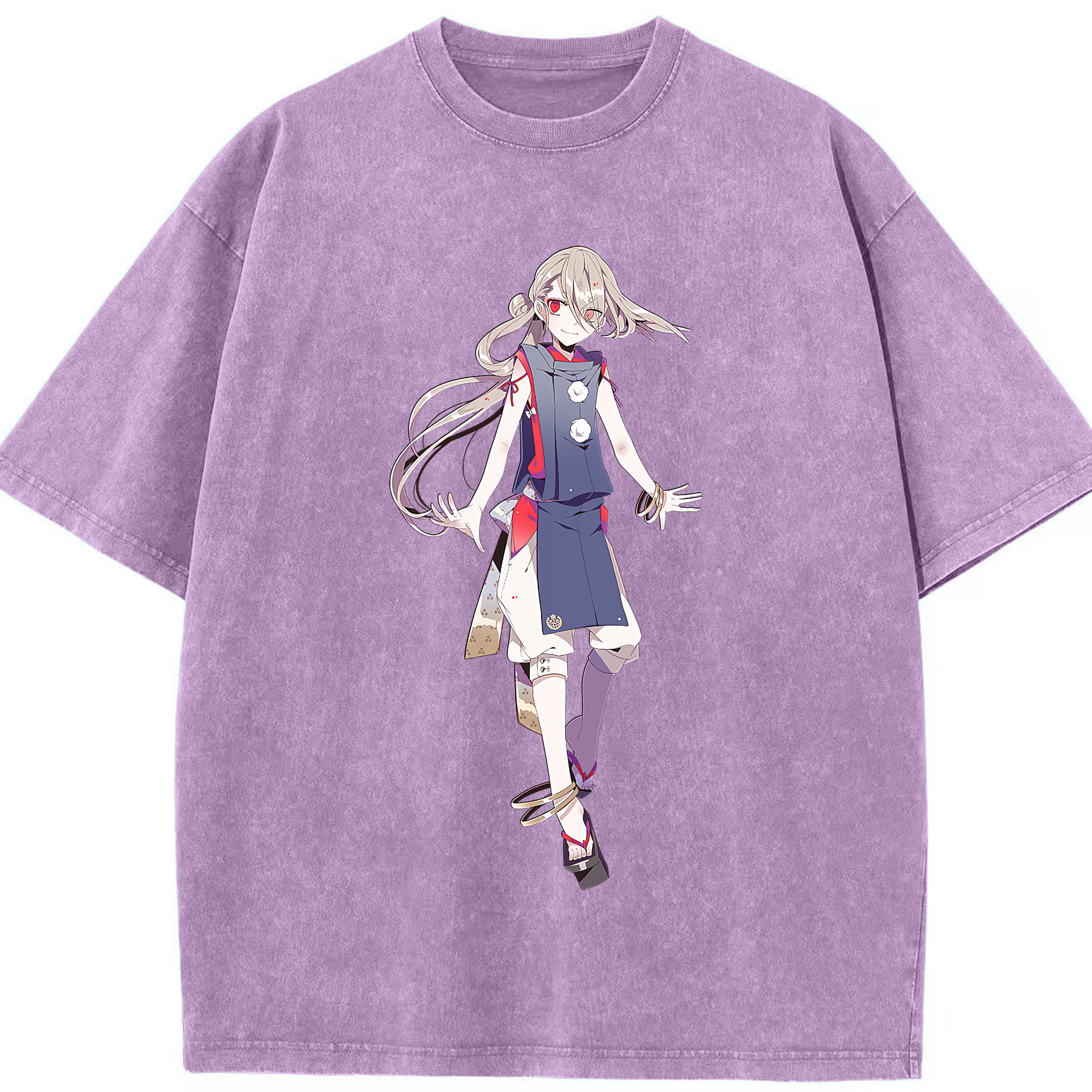 （画像用） 刀剣乱舞 Touken Ranbu 綿100% ヴィンテージ風 半袖Tシャツ（フロントプリント）