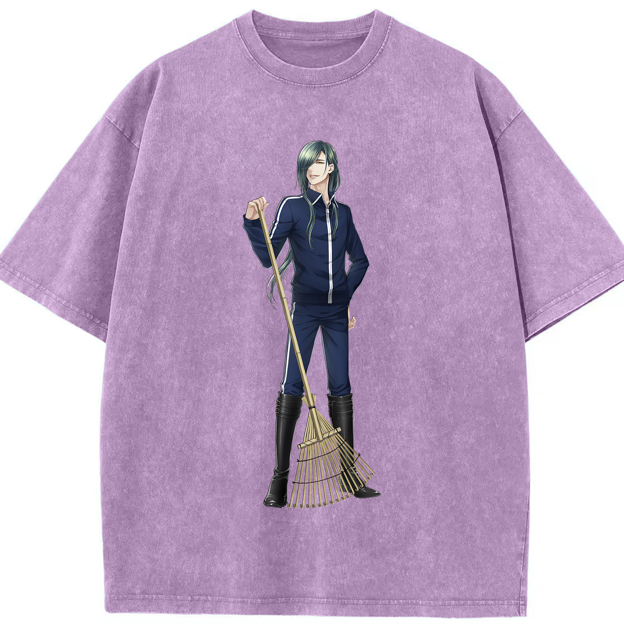 （画像用） 刀剣乱舞 Touken Ranbu 綿100% ヴィンテージ風 半袖Tシャツ（フロントプリント）