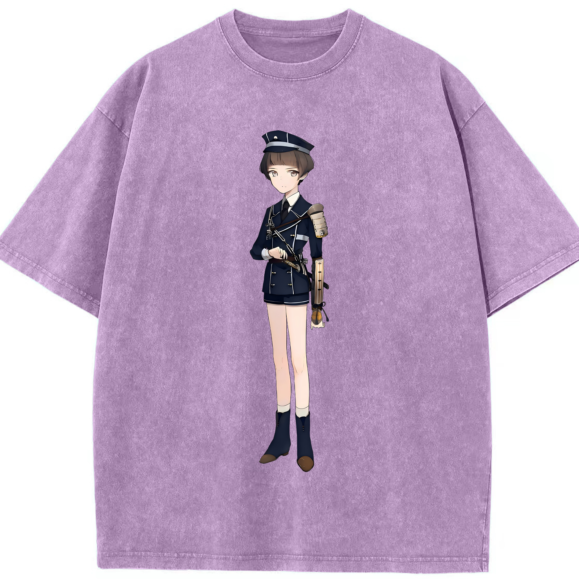 （画像用） 刀剣乱舞 Touken Ranbu 綿100% ヴィンテージ風 半袖Tシャツ（フロントプリント）