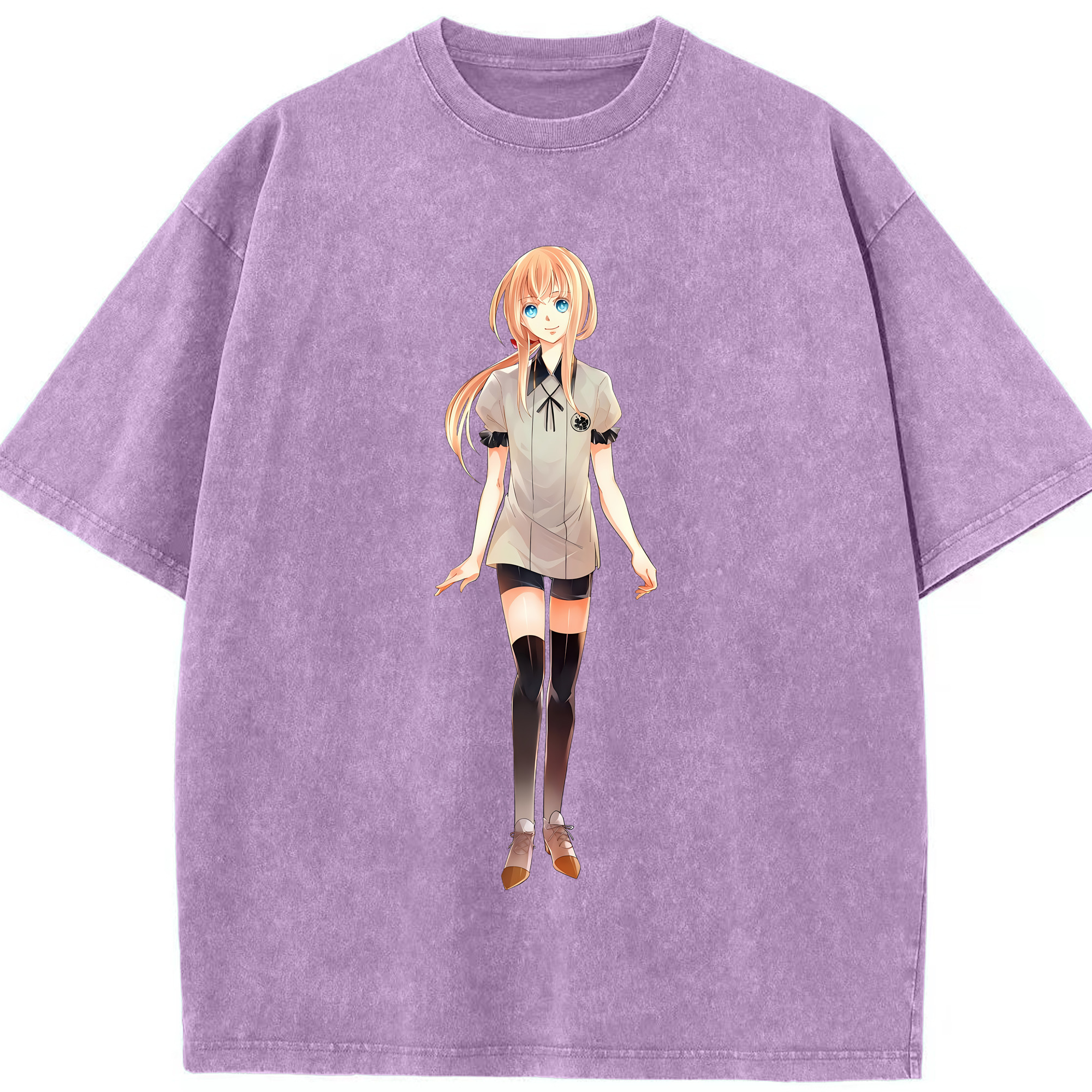 （画像用） 刀剣乱舞 Touken Ranbu 綿100% ヴィンテージ風 半袖Tシャツ（フロントプリント）