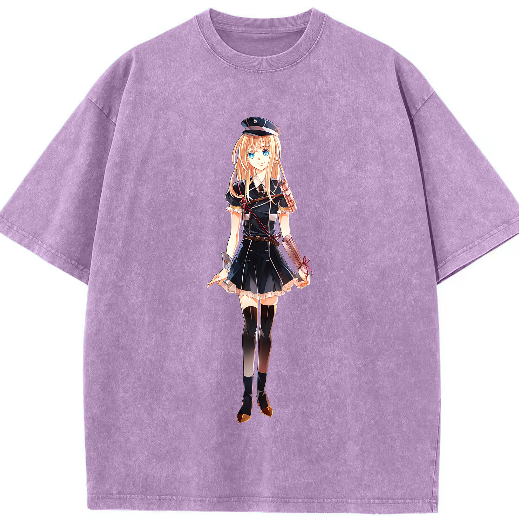（画像用） 刀剣乱舞 Touken Ranbu 綿100% ヴィンテージ風 半袖Tシャツ（フロントプリント）