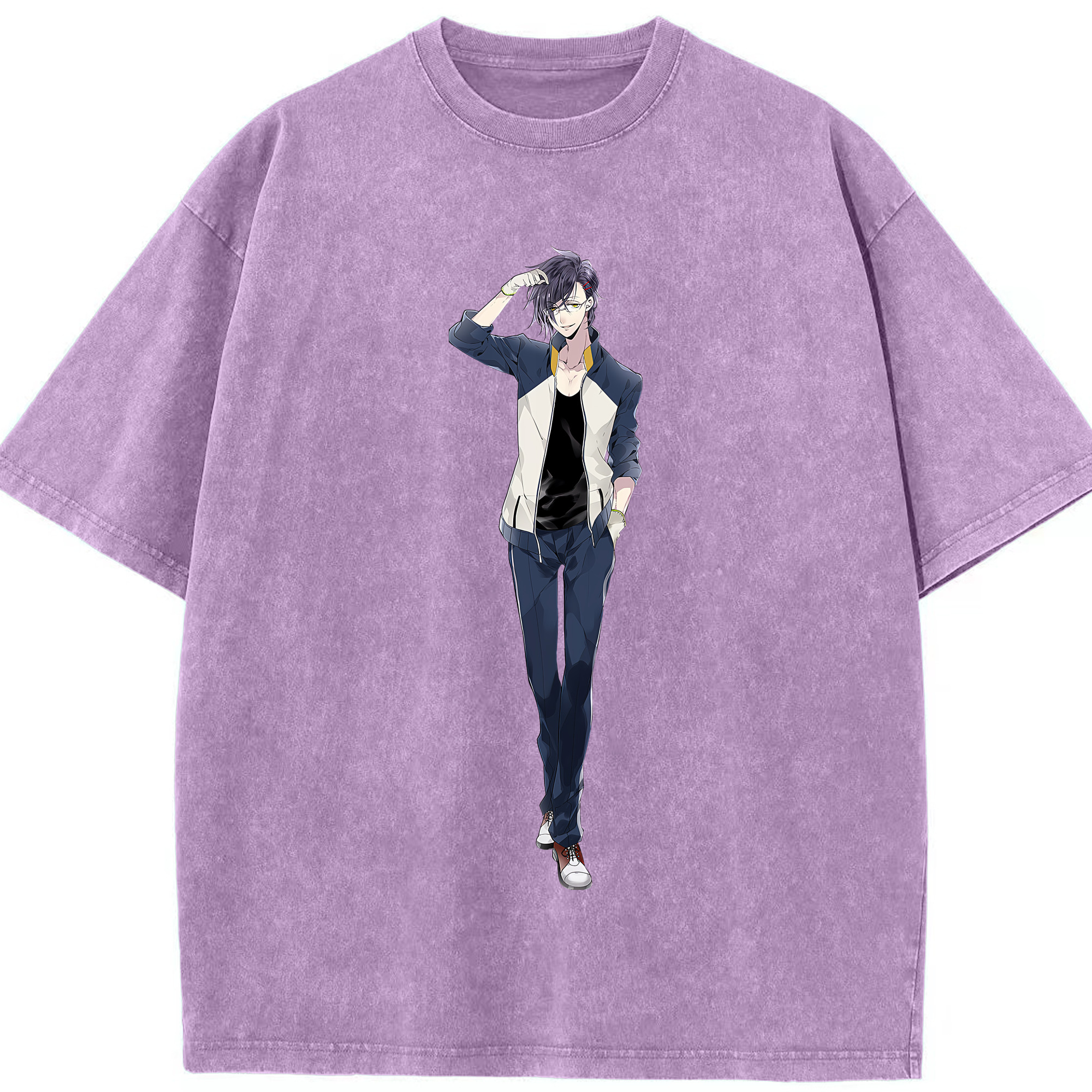 （画像用） 刀剣乱舞 Touken Ranbu 綿100% ヴィンテージ風 半袖Tシャツ（フロントプリント）